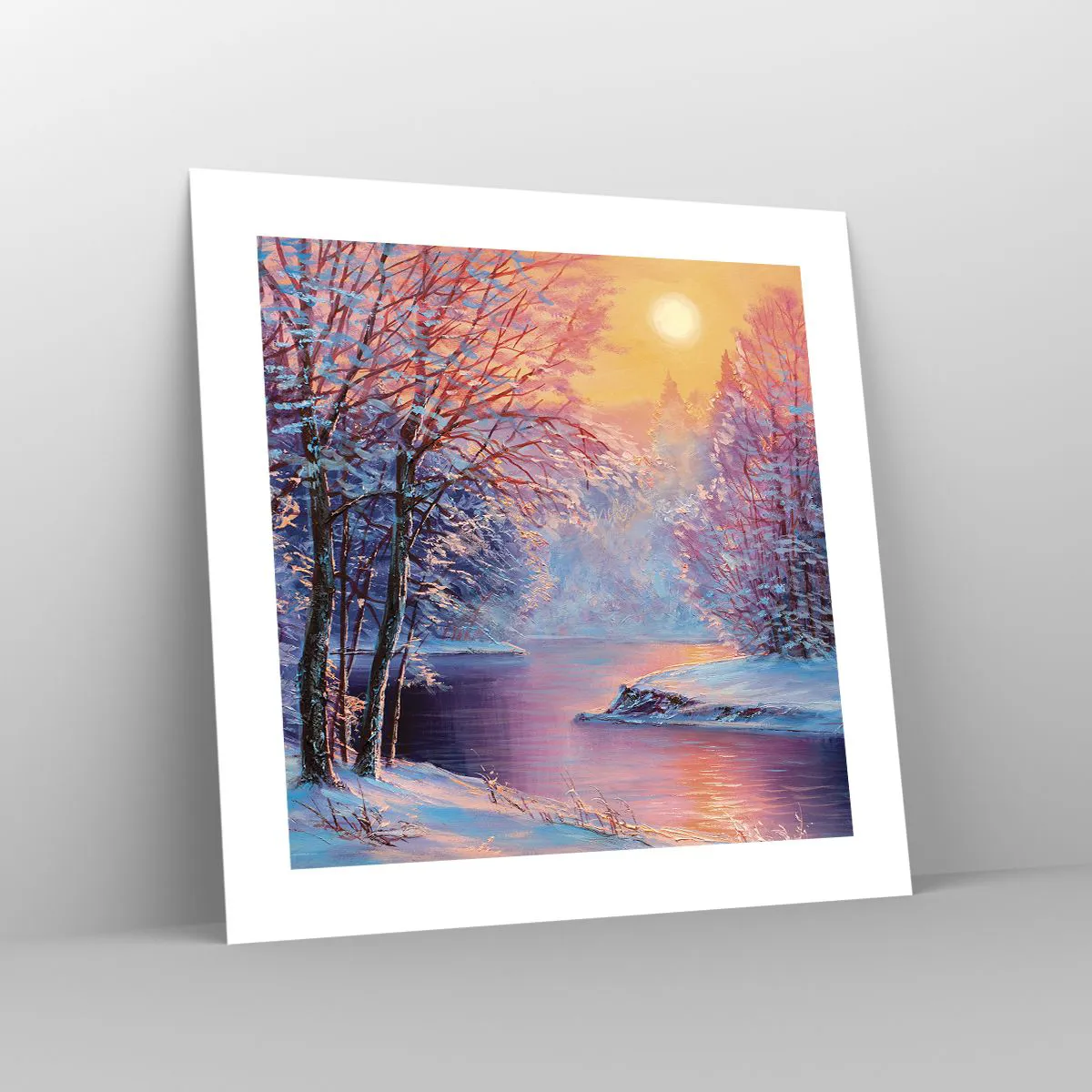 Poster - Die Farben des Winters - 40x40 cm