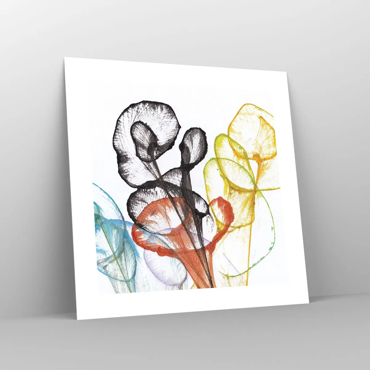Poster - Blumen mit Seele - 40x40 cm