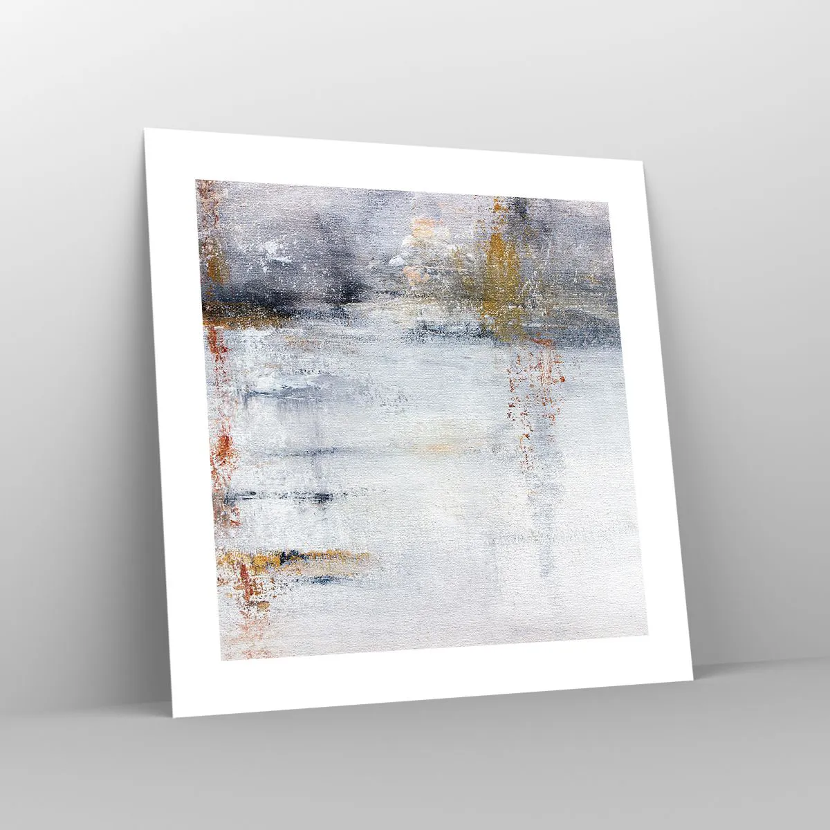 Plakat - Bag lufttæppet - 40x40 cm