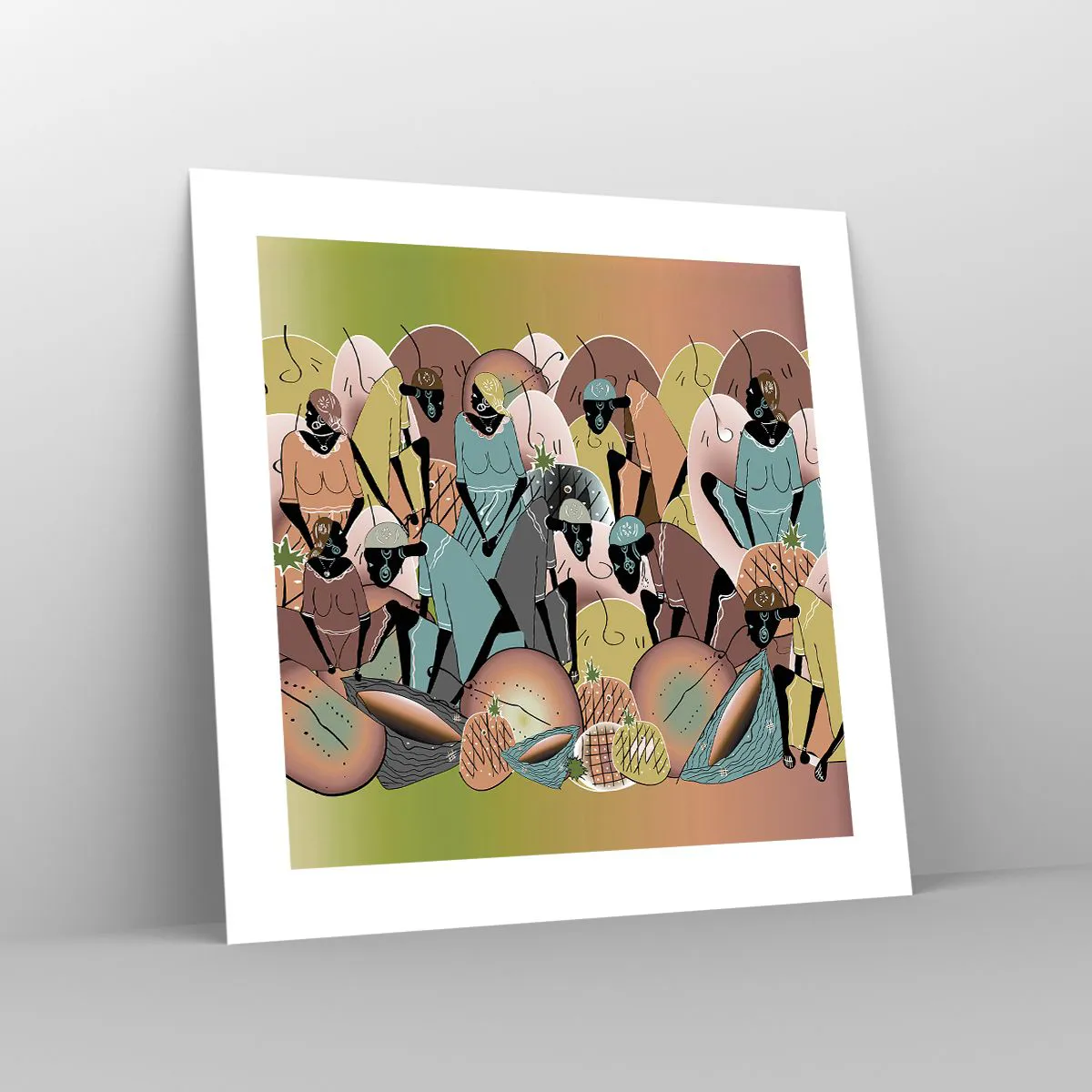 Poster - Ein toller Urlaub steht bevor - 40x40 cm