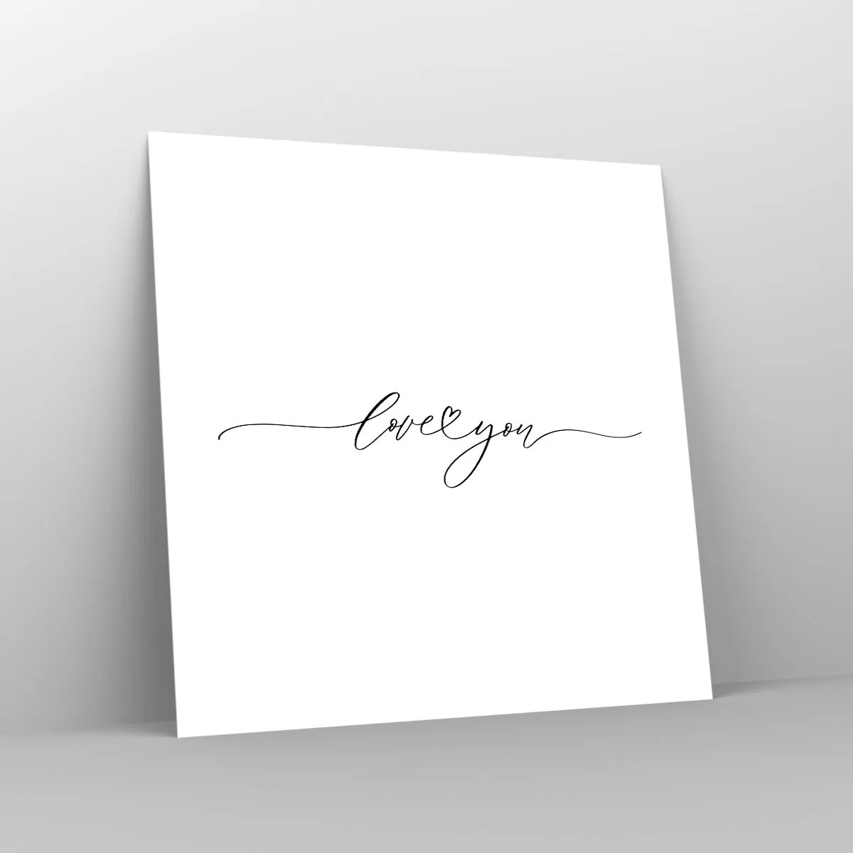 Poster - Bianco e nero - 40x40 cm