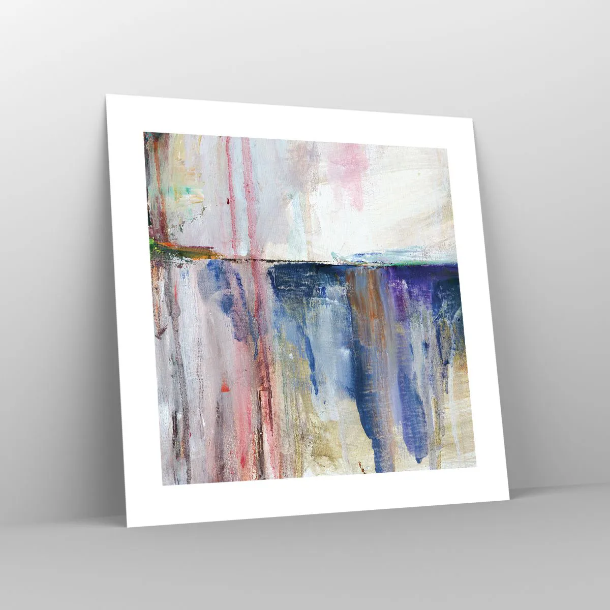 Affisch - Färgrika intryck och associationer - 40x40 cm