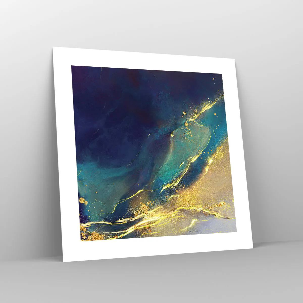 Poster - Golden Flood - 40x40 cm