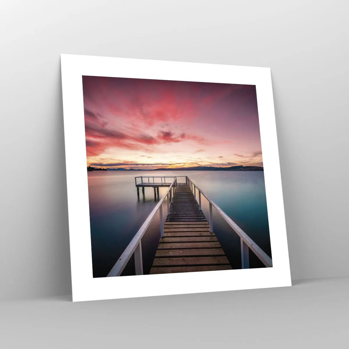 Poszter - Az este szelíd lángja - 40x40 cm