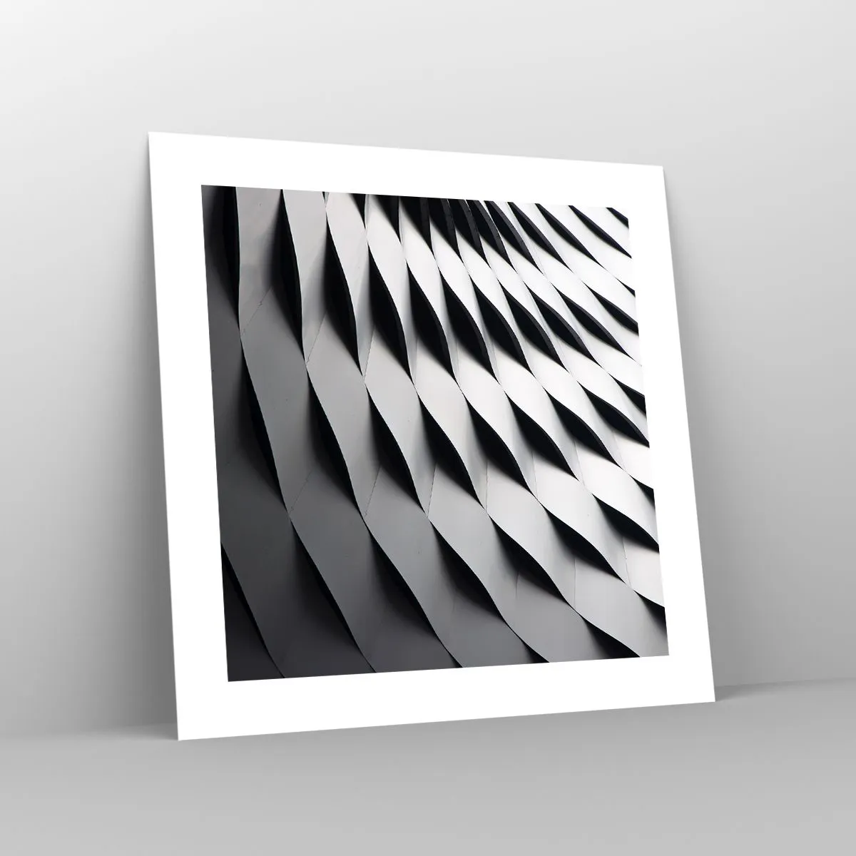 Plakat - På bølgernes overflade - 40x40 cm