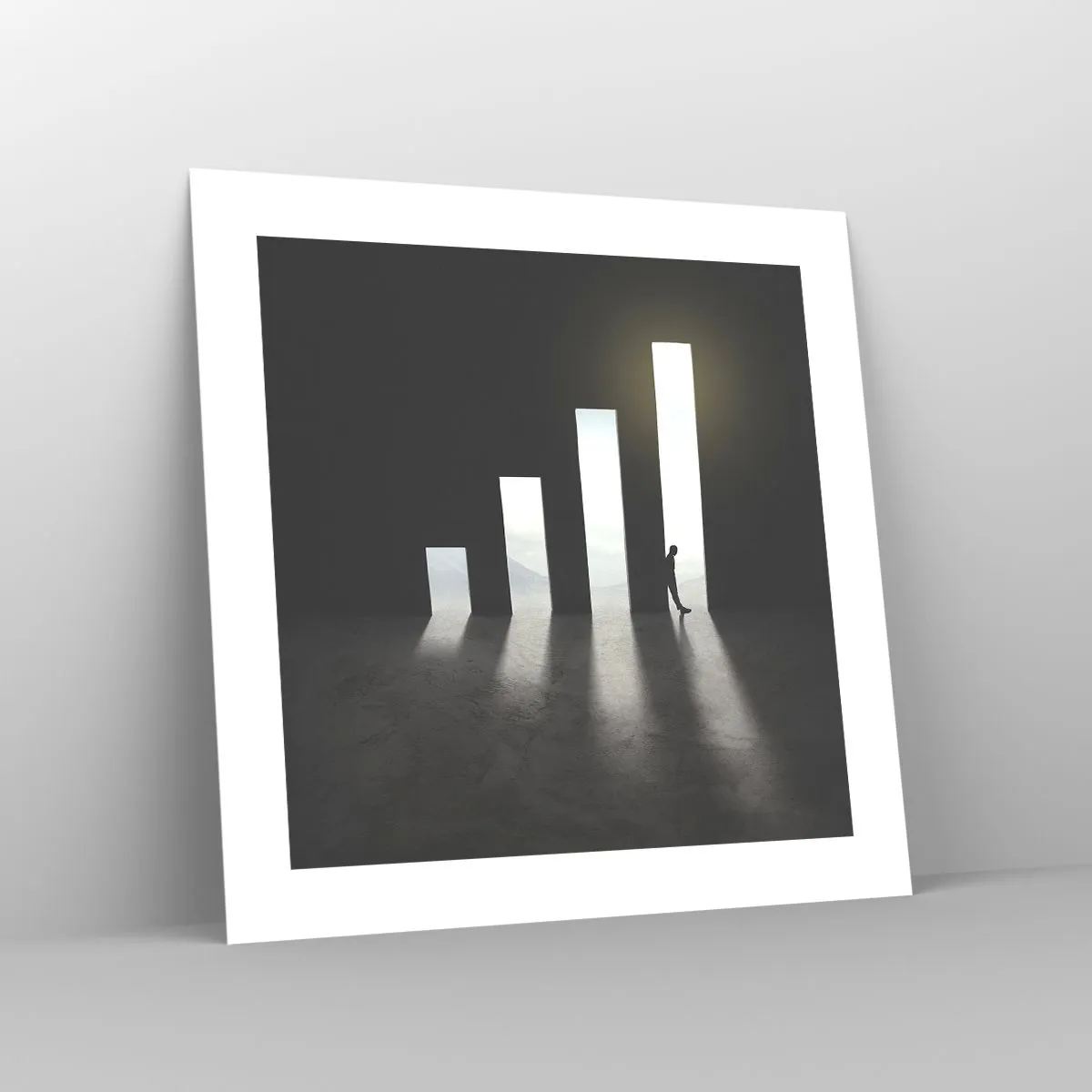 Plakat - Sukces – impresja - 40x40 cm