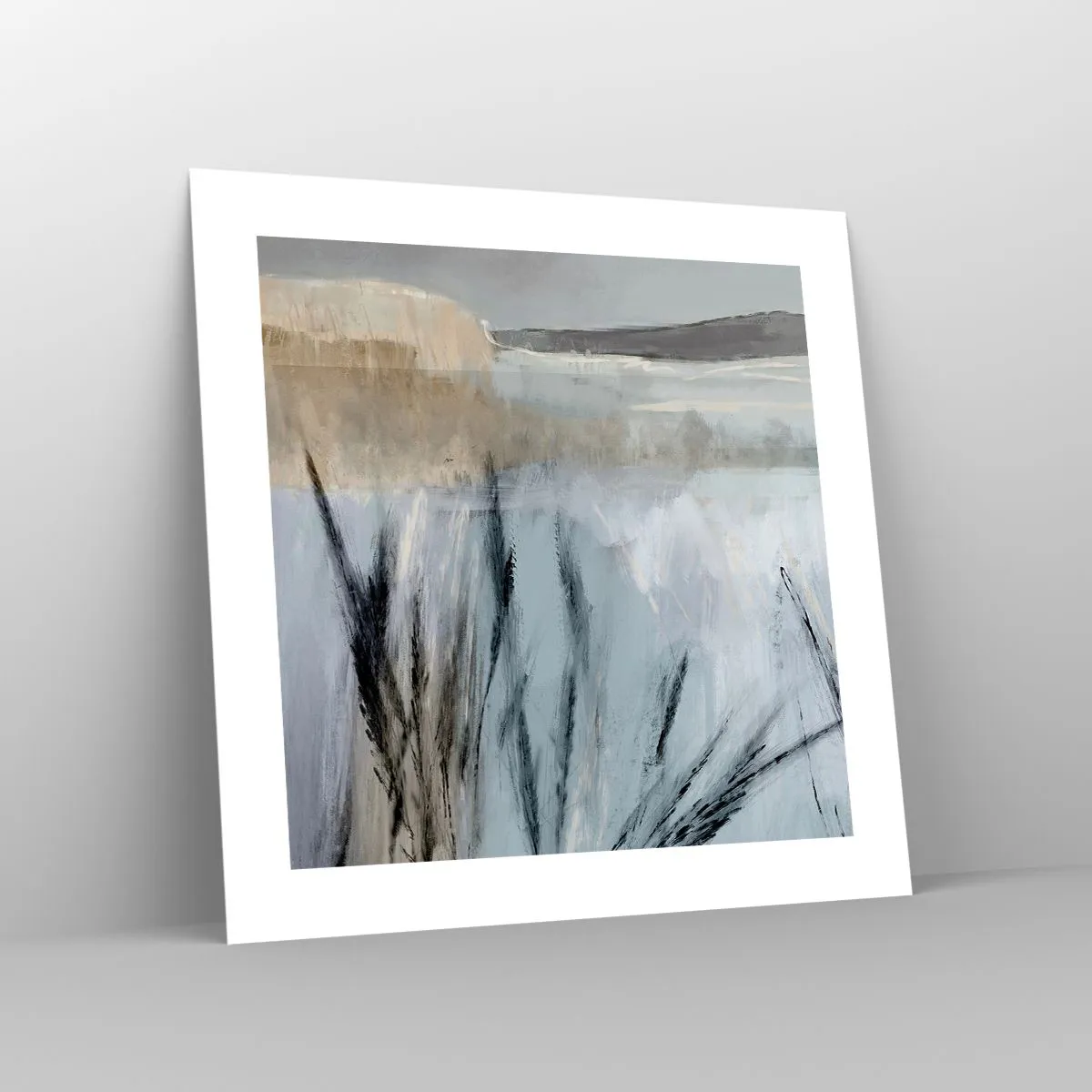 Pôster - Campos de inverno - 40x40 cm