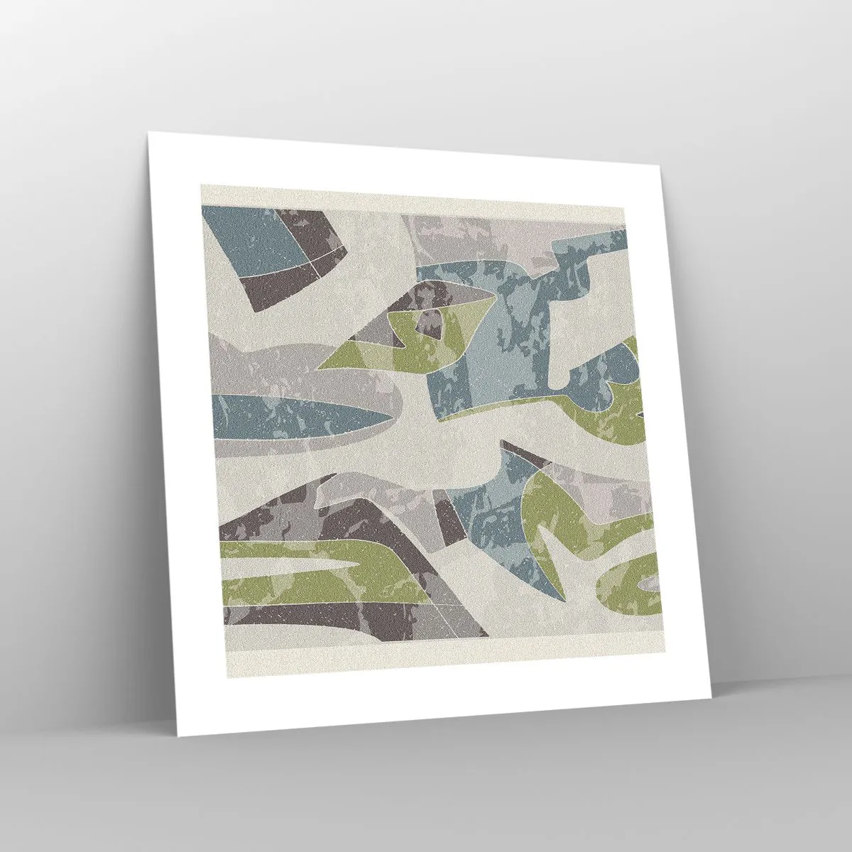 Poster - Composition with Window Pane - 40x40 cm