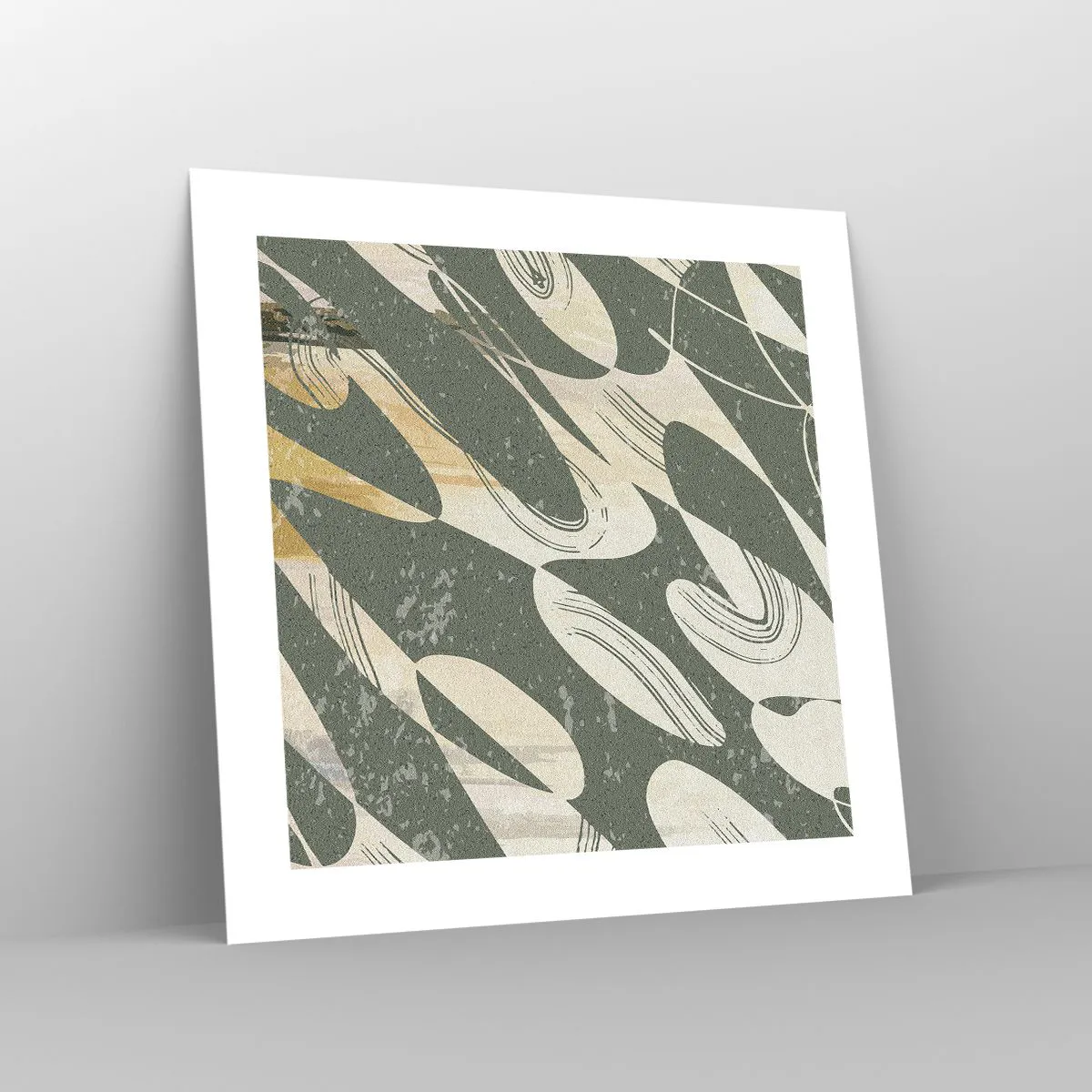 Poster - Ritmische abstractie - 40x40 cm