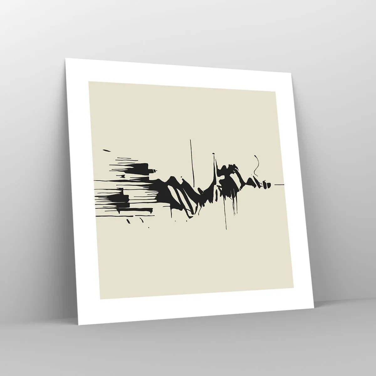 Poszter - Sietős absztrakció - 40x40 cm