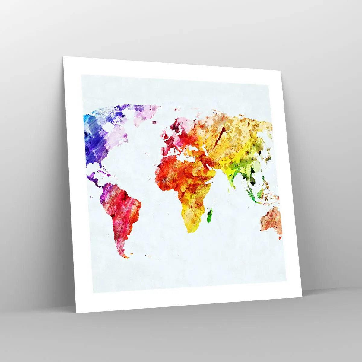 Poszter - A világ minden színe - 50x50 cm