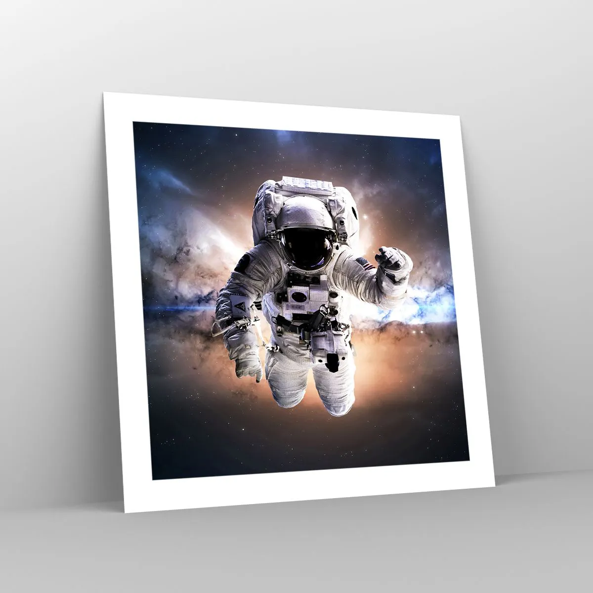 Poster - Groeten vanuit de ruimte - 50x50 cm