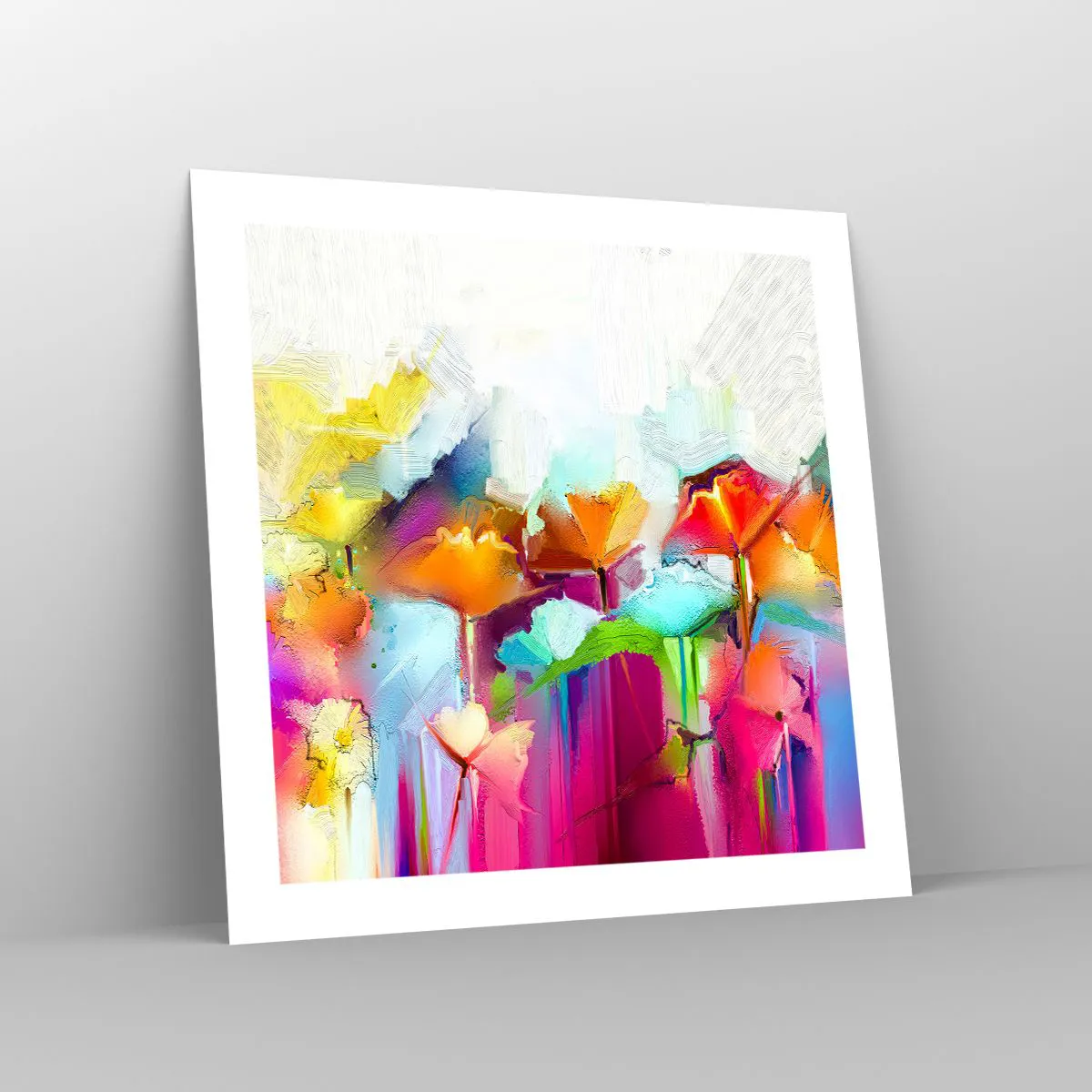 Poszter - Kivirágzott a szivárvány - 50x50 cm