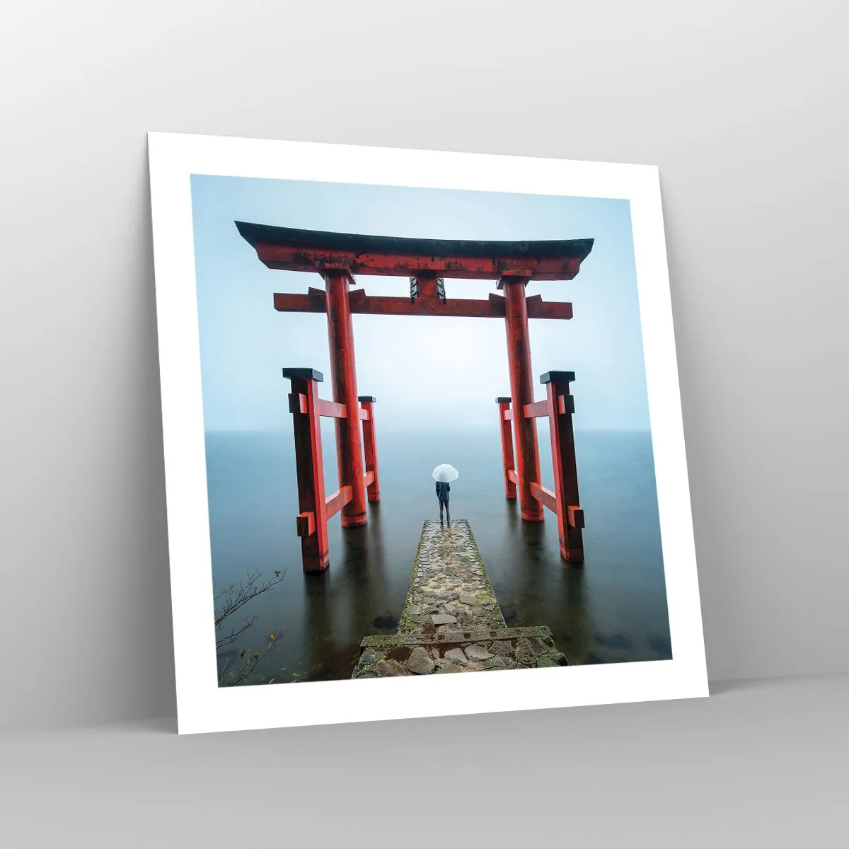 Affisch - Japansk begrundan - 50x50 cm