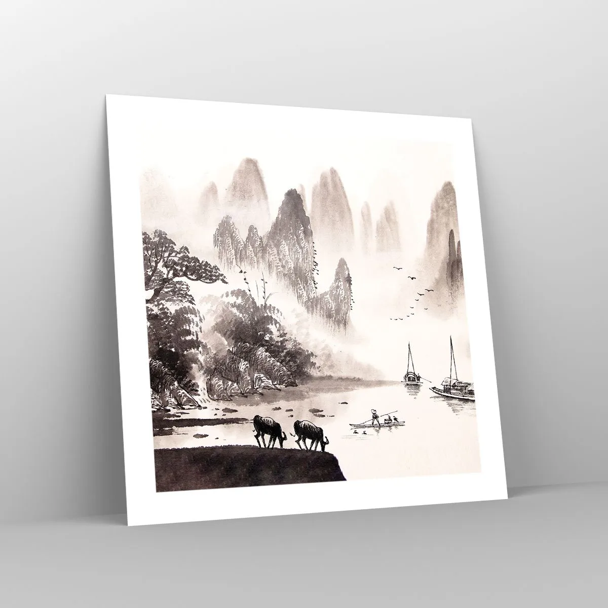 Póster - La exótica vida cotidiana de Oriente - 50x50 cm