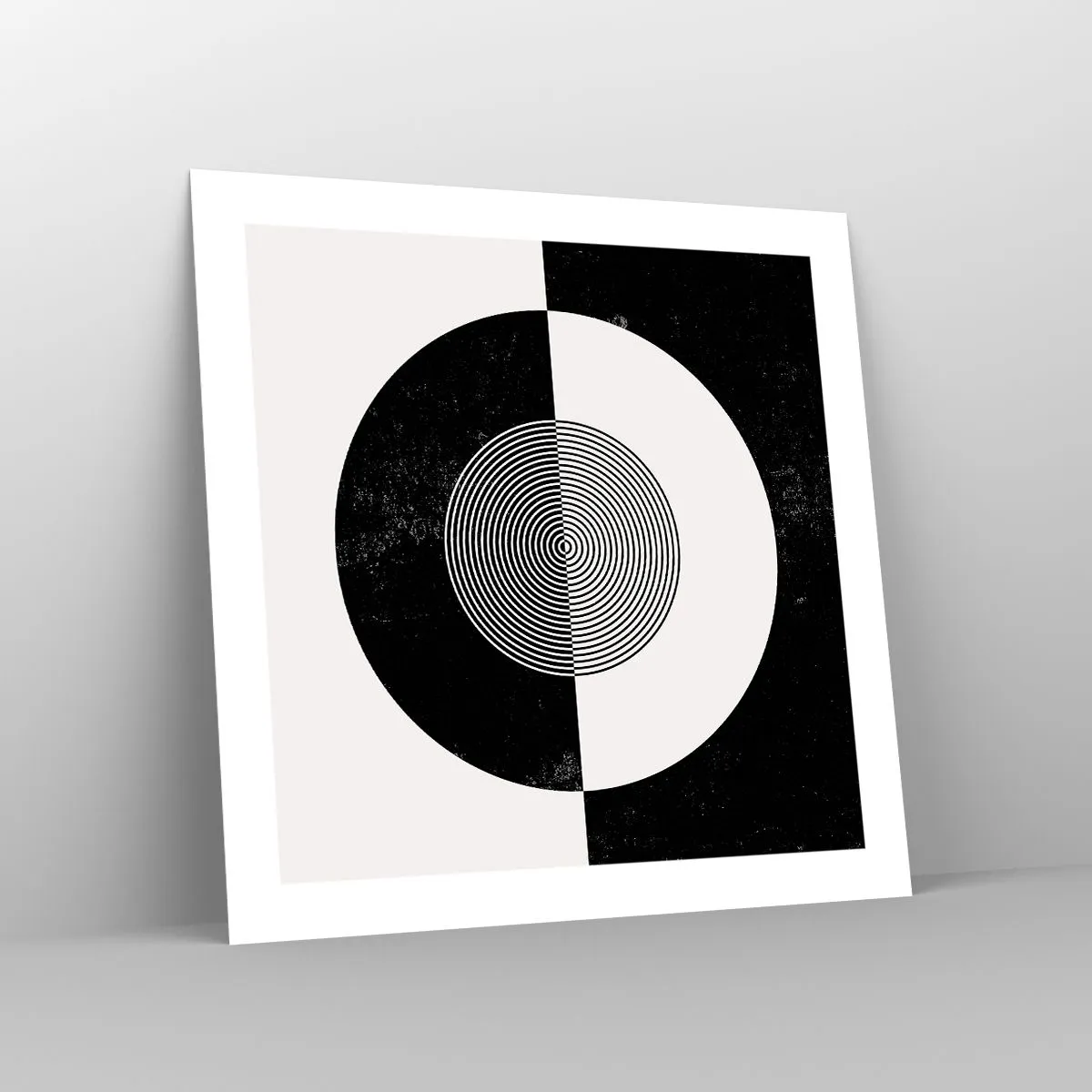 Poster - Armonia in bianco e nero - 50x50 cm