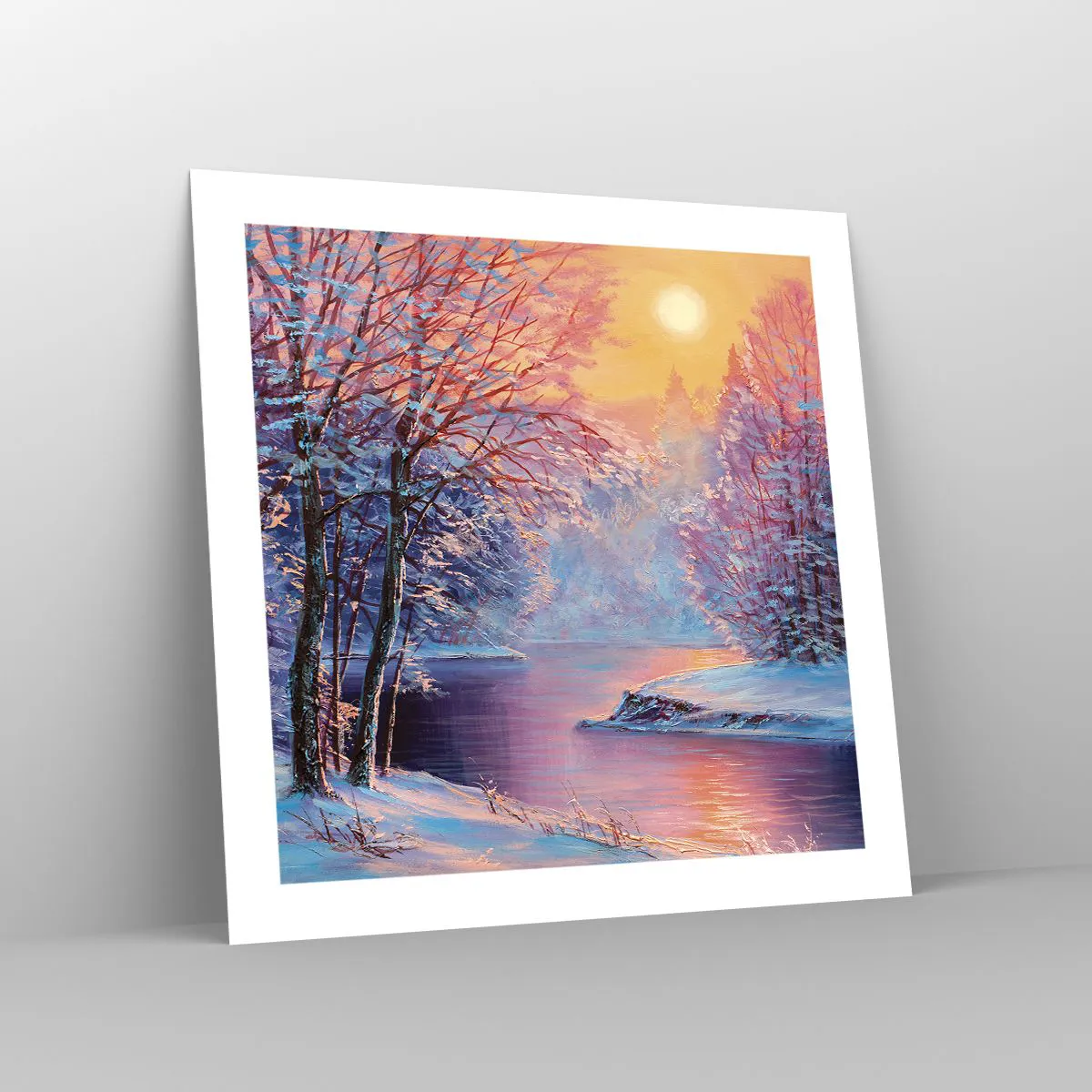 Poster - Die Farben des Winters - 50x50 cm