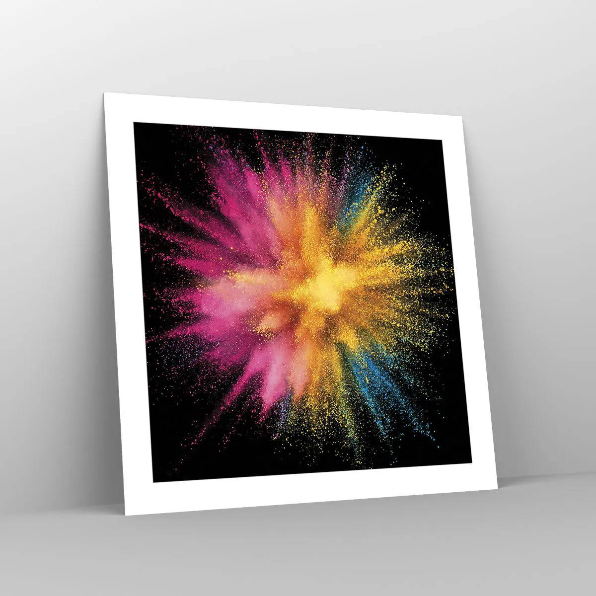 Poster - Die Geburt der Farben - 50x50 cm