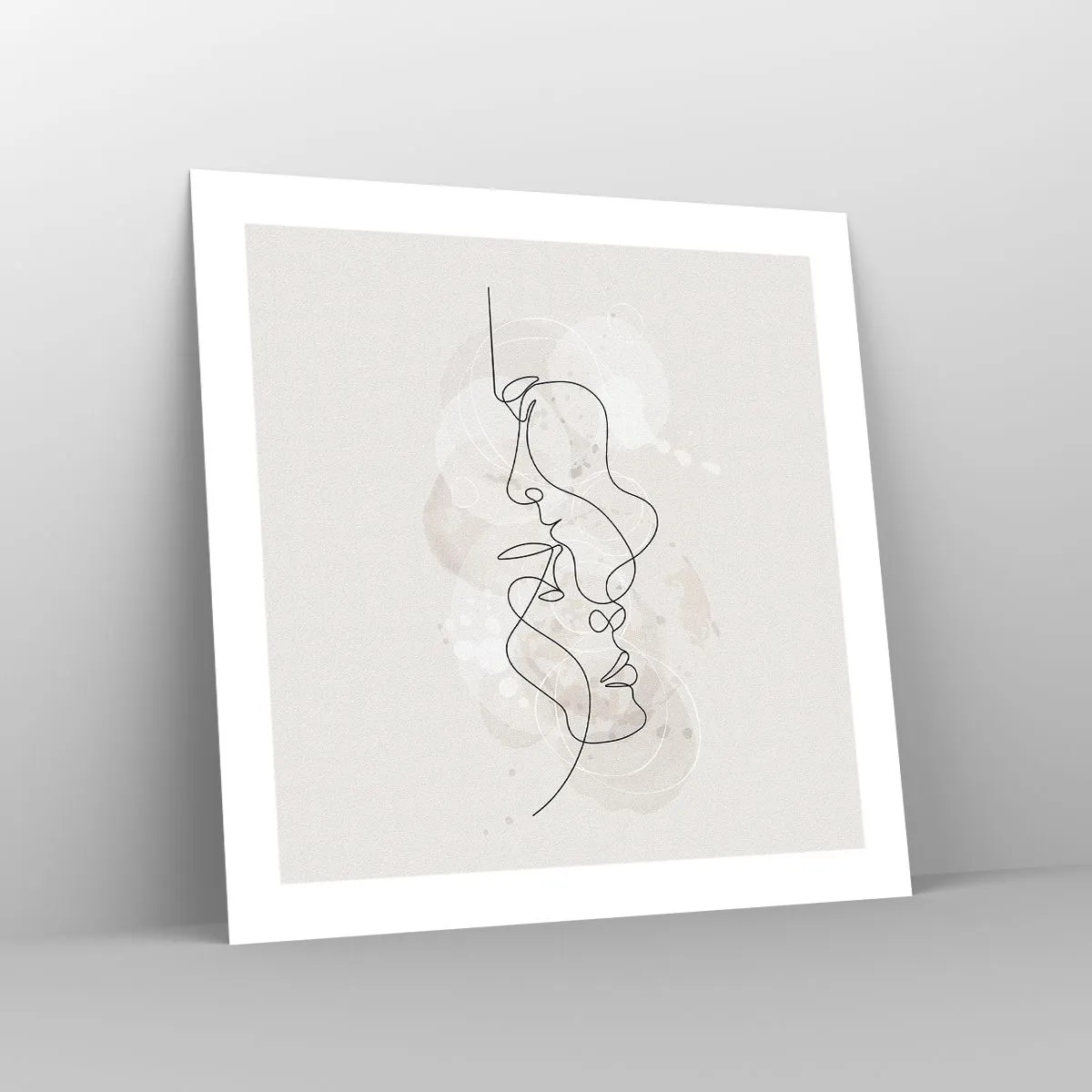 Poszter - Ölelésbe gabalyodva - 50x50 cm