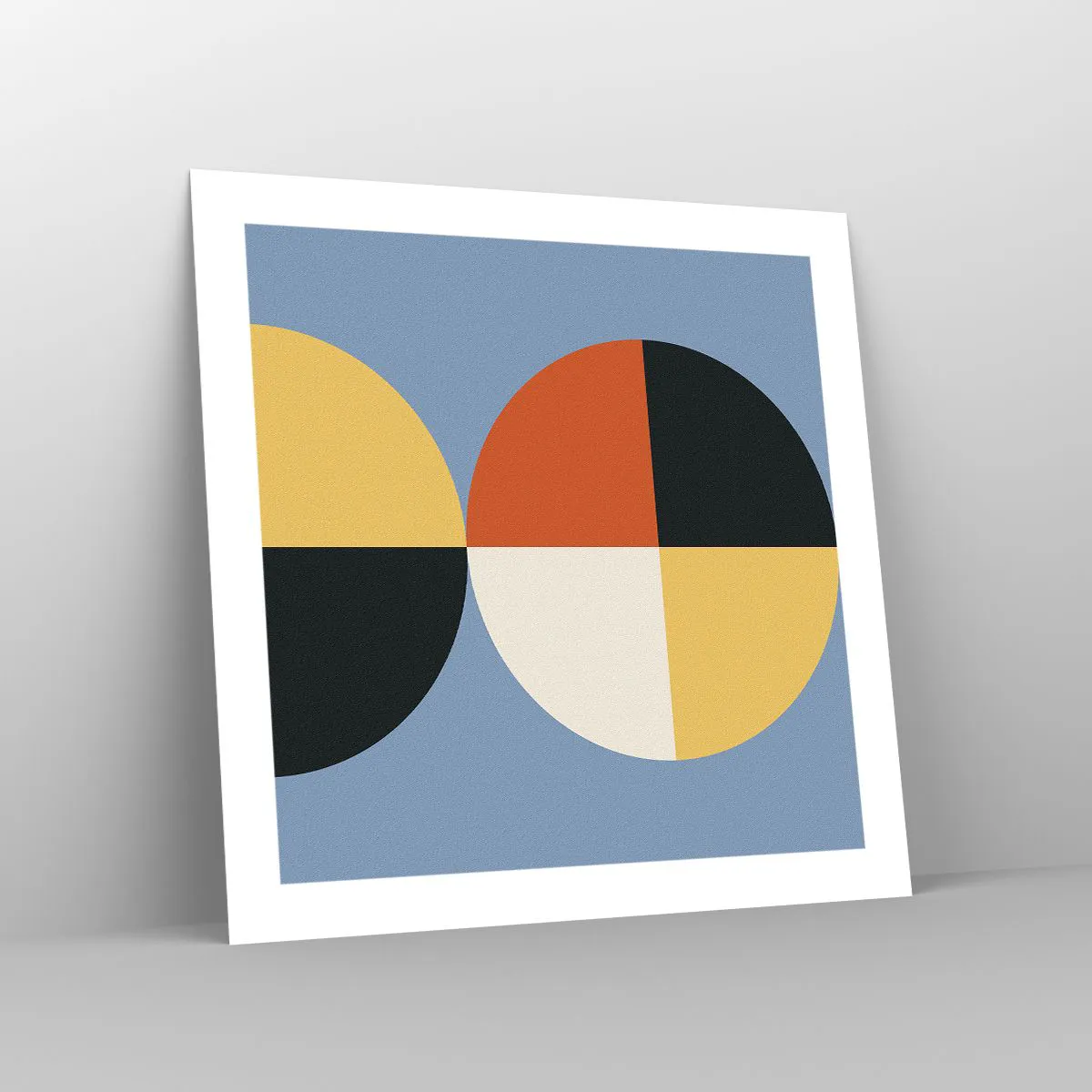 Affiche - Poster - Regarde et compte - 50x50 cm