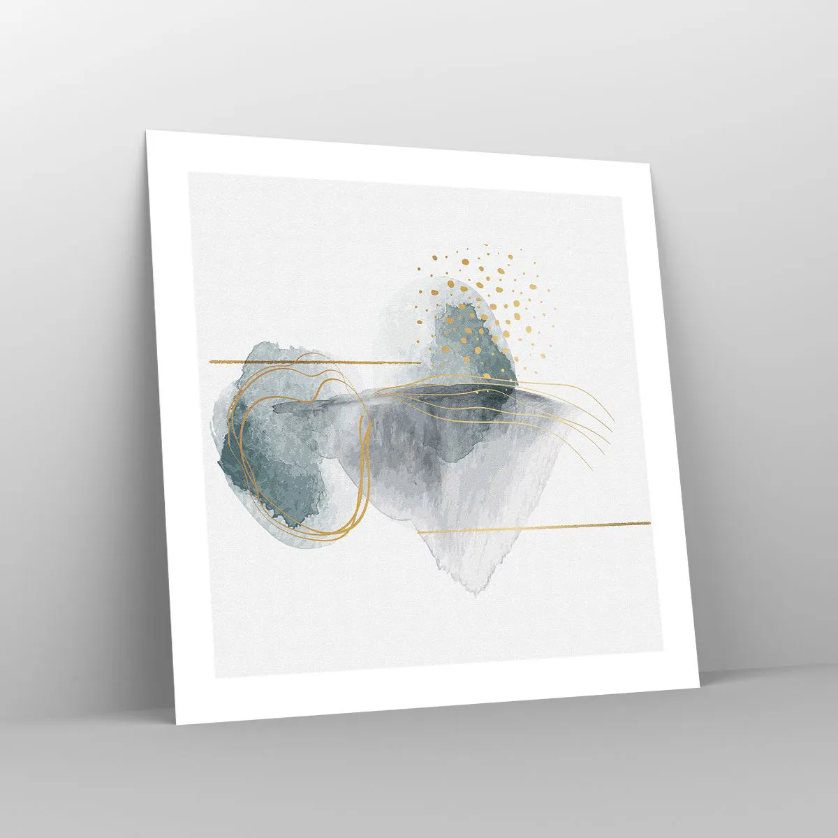 Poszter - A szürkeség és az arany kapcsolatáról - 50x50 cm