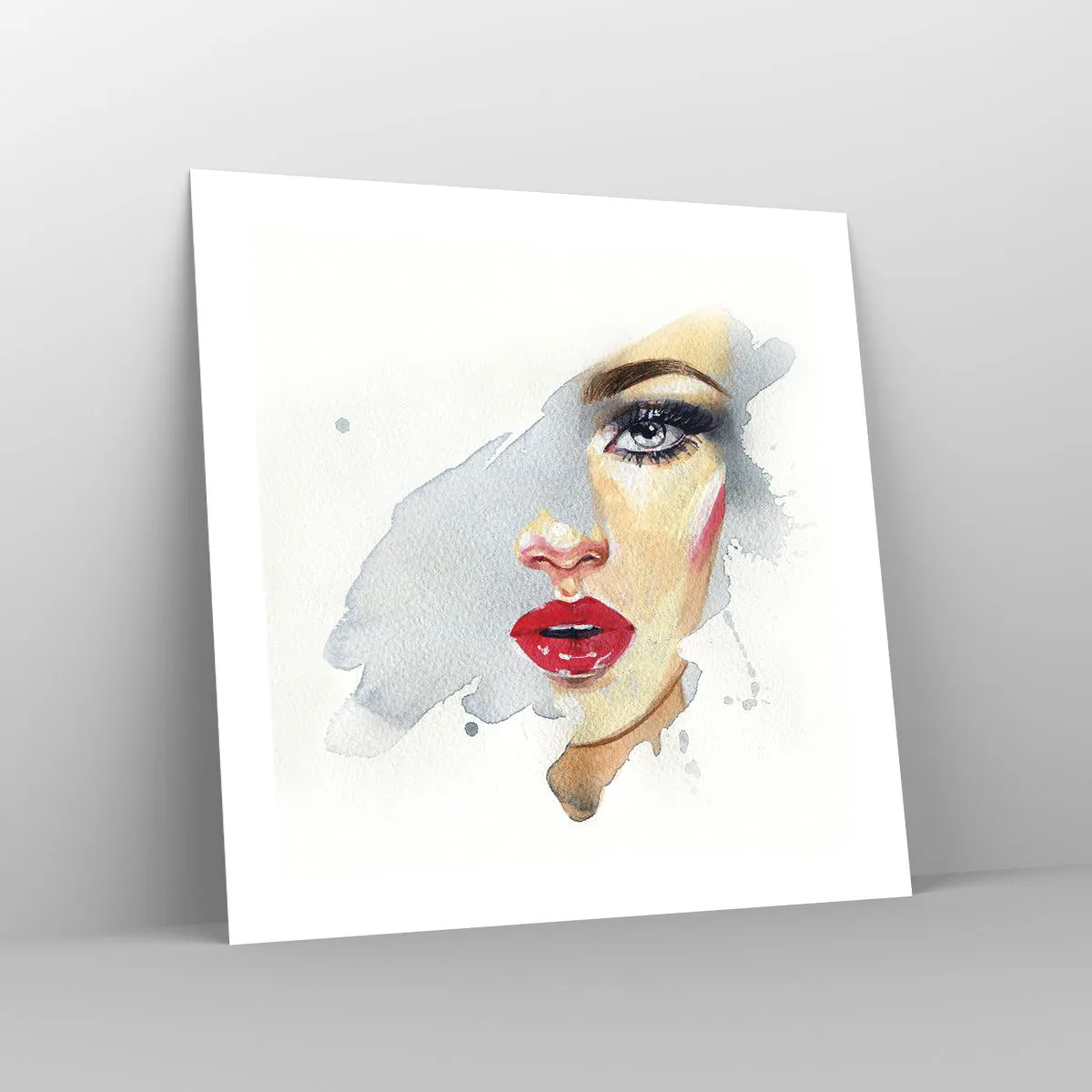 Poster - Reflection in a Waterdrop - 50x50 cm