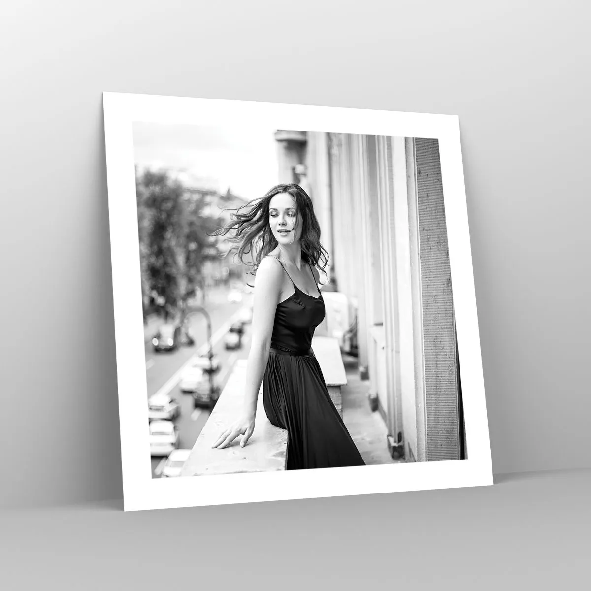 Plakat - Z pewnością paryżanka - 50x50 cm