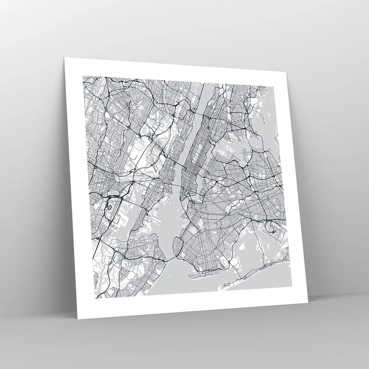 Poster - Die Anatomie einer Metropole - 50x50 cm