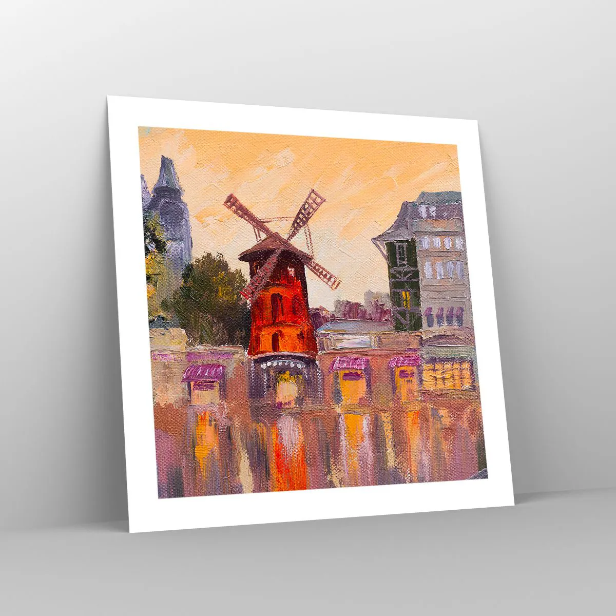 Poster - Icons of Paris - Moulin Rouge - 50x50 cm