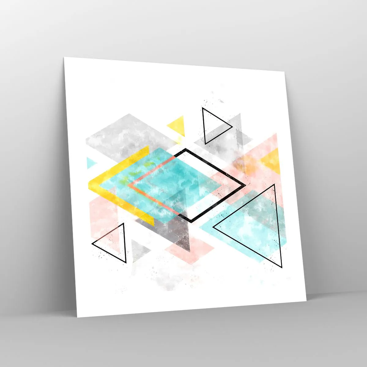 Poszter - Geometriai játék - 50x50 cm