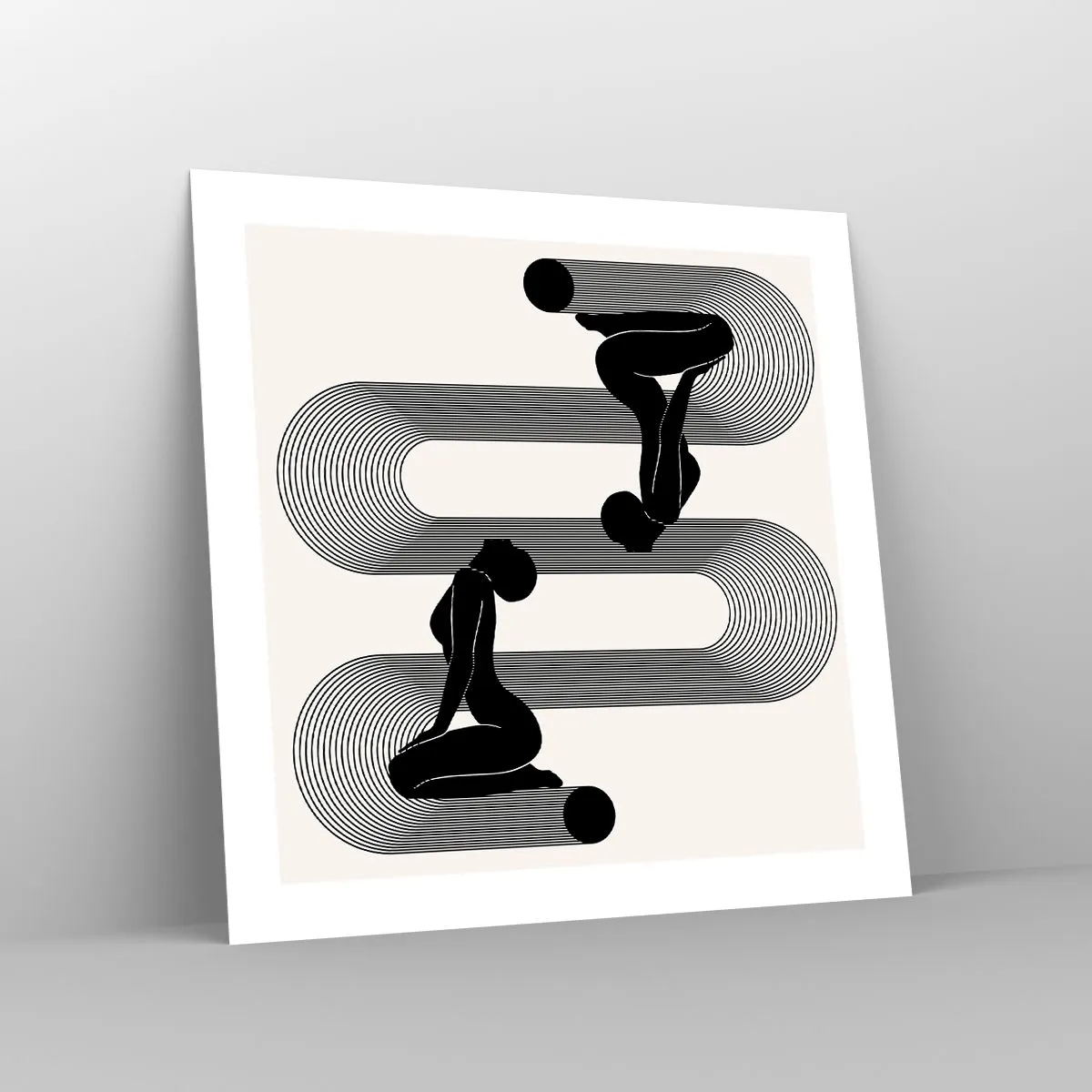Poster - Sensual Symmetry - 50x50 cm