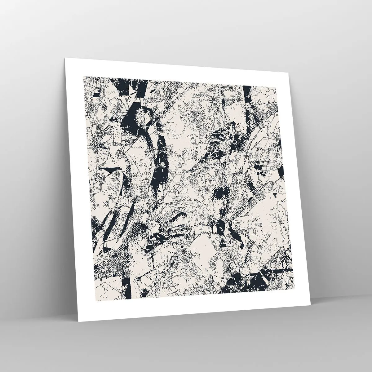 Affiche - Poster - Interpénétration des contraires - 50x50 cm