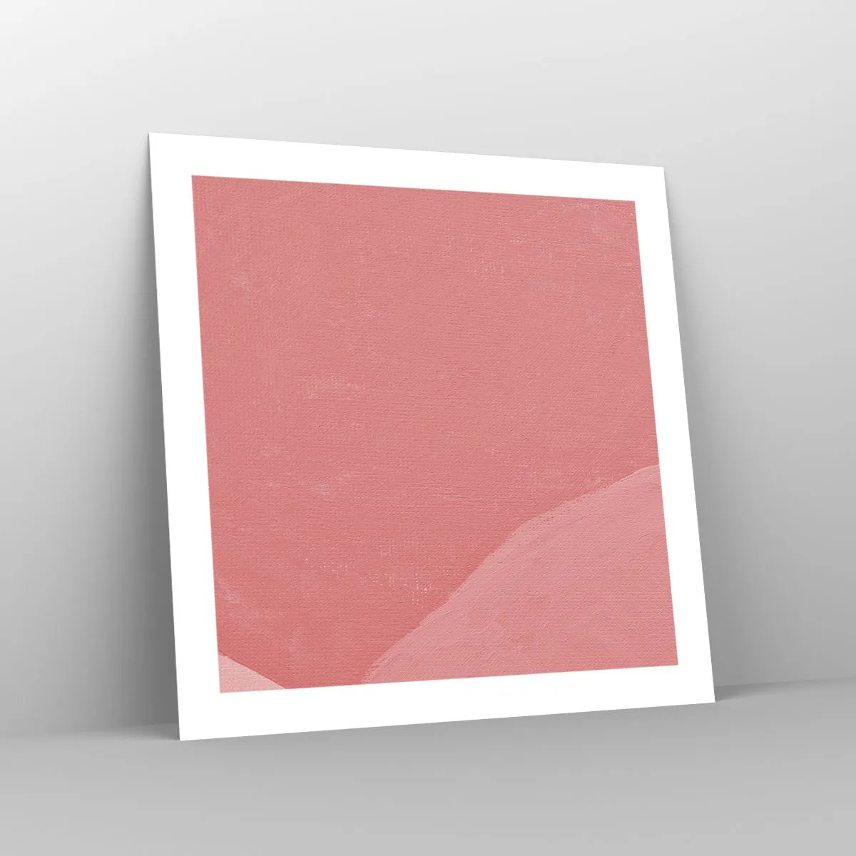 Affiche - Poster - Composition organique en rose - 50x50 cm
