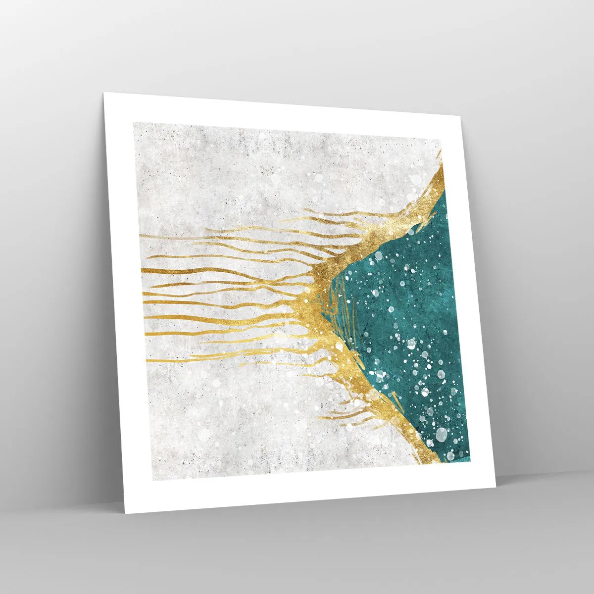 Poszter - Aranyló dagály - 50x50 cm