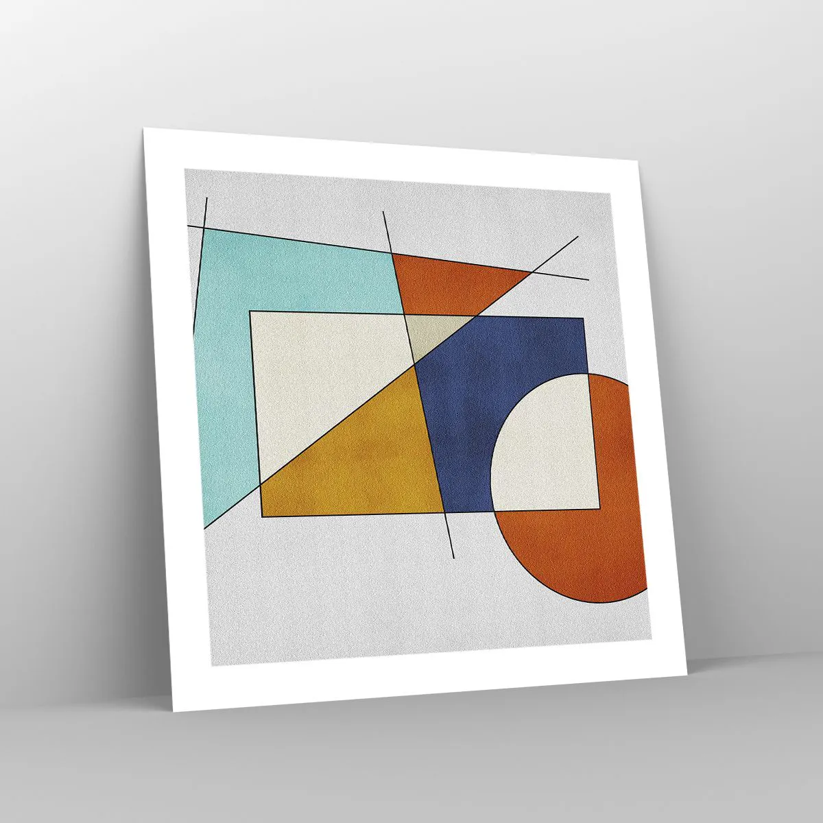 Poster - Abstract: Modernist Fun - 50x50 cm