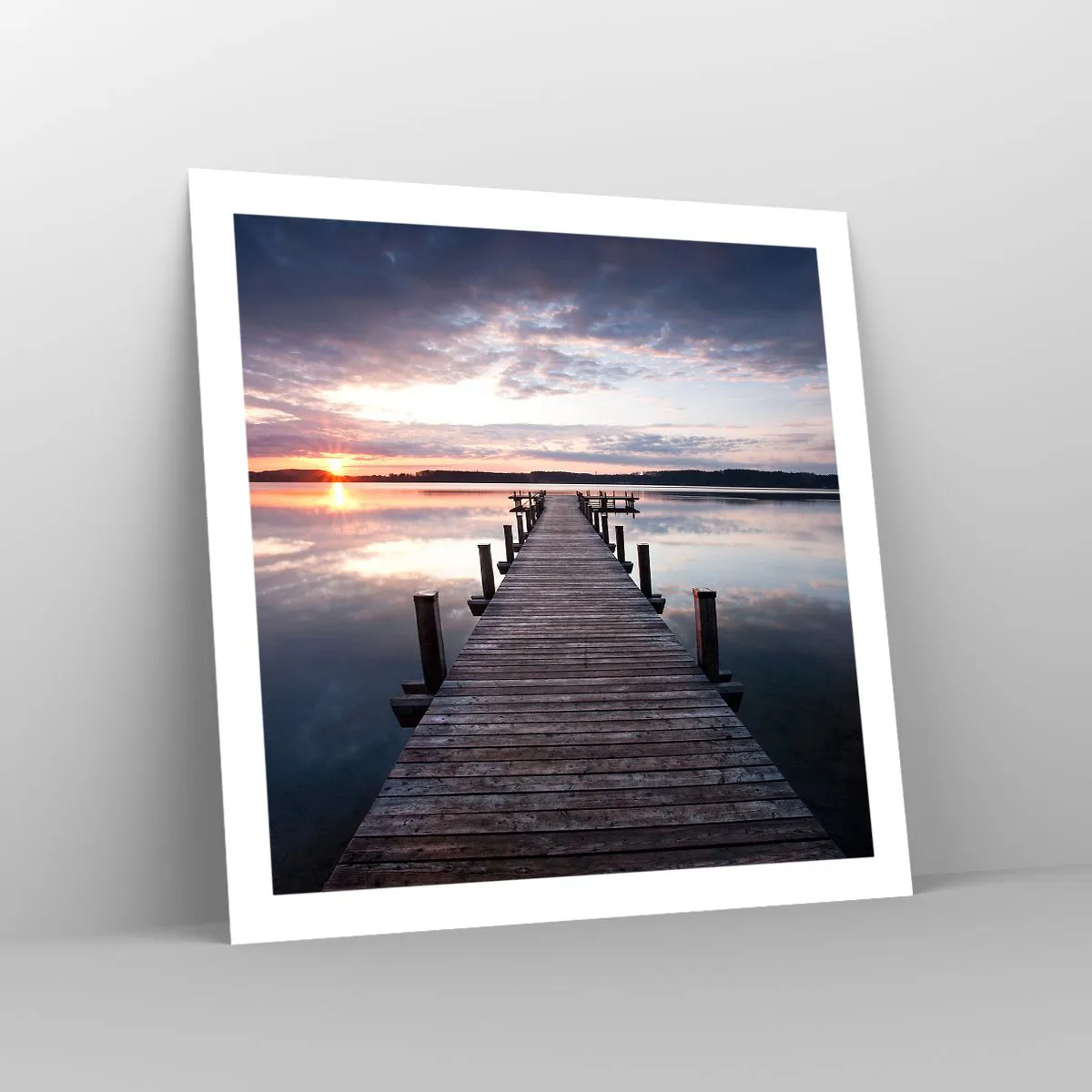 Poster - Quiet Border of Night and Day - 60x60 cm