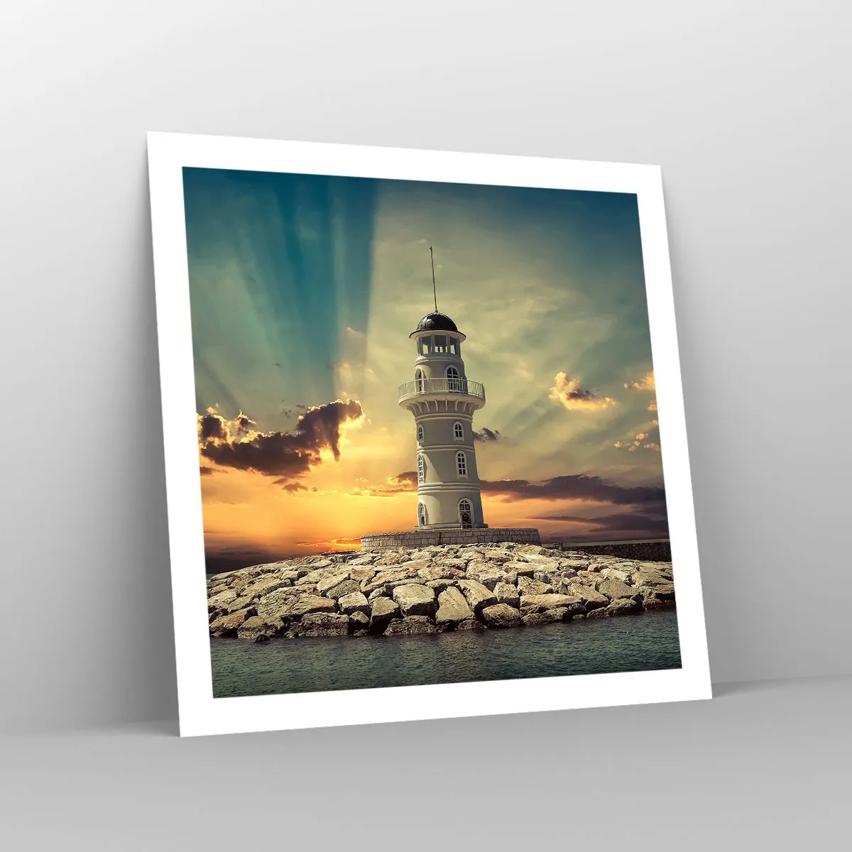 Poster - Light, Hope, Beauty - 60x60 cm