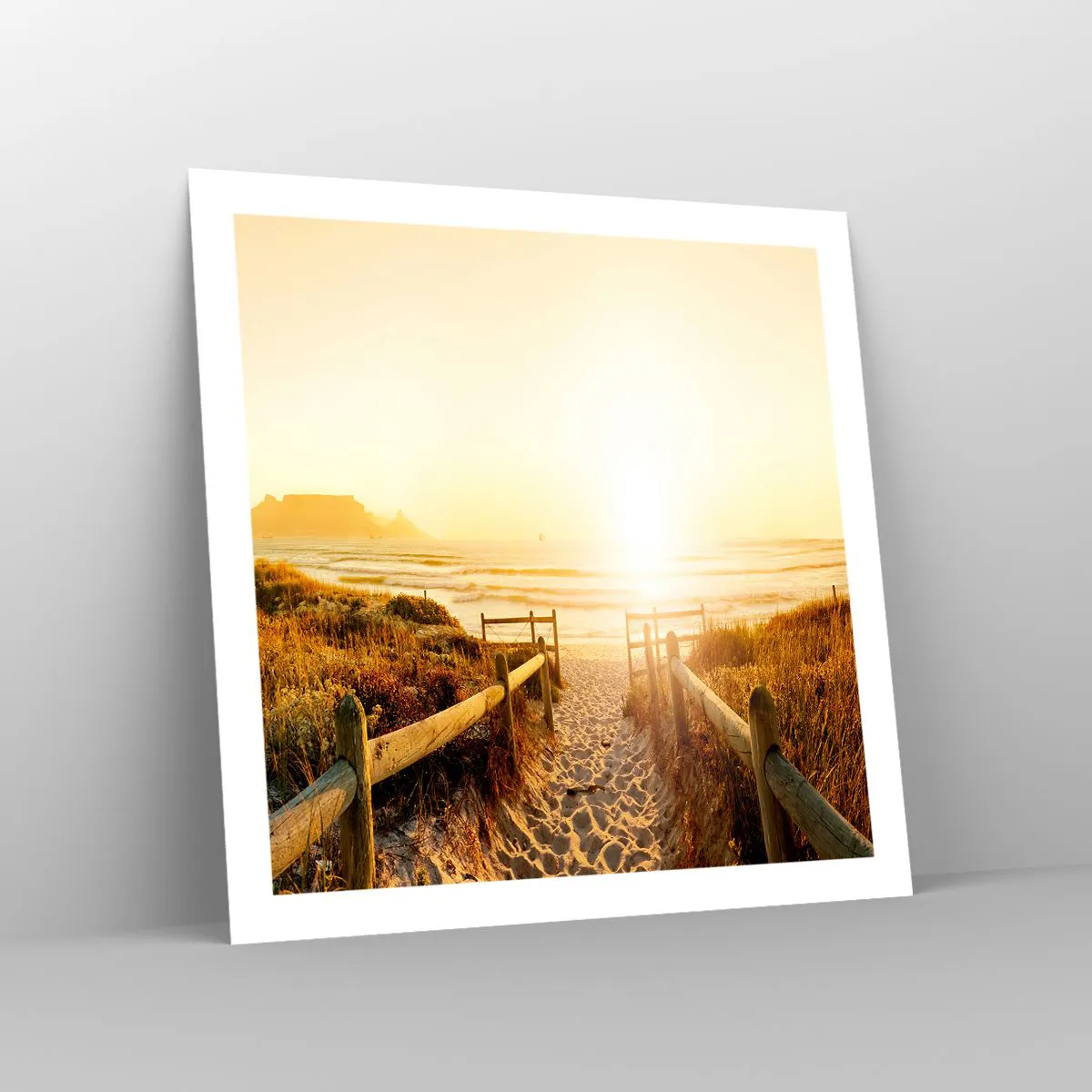 Poster - Attraverso la duna, verso il sole - 60x60 cm