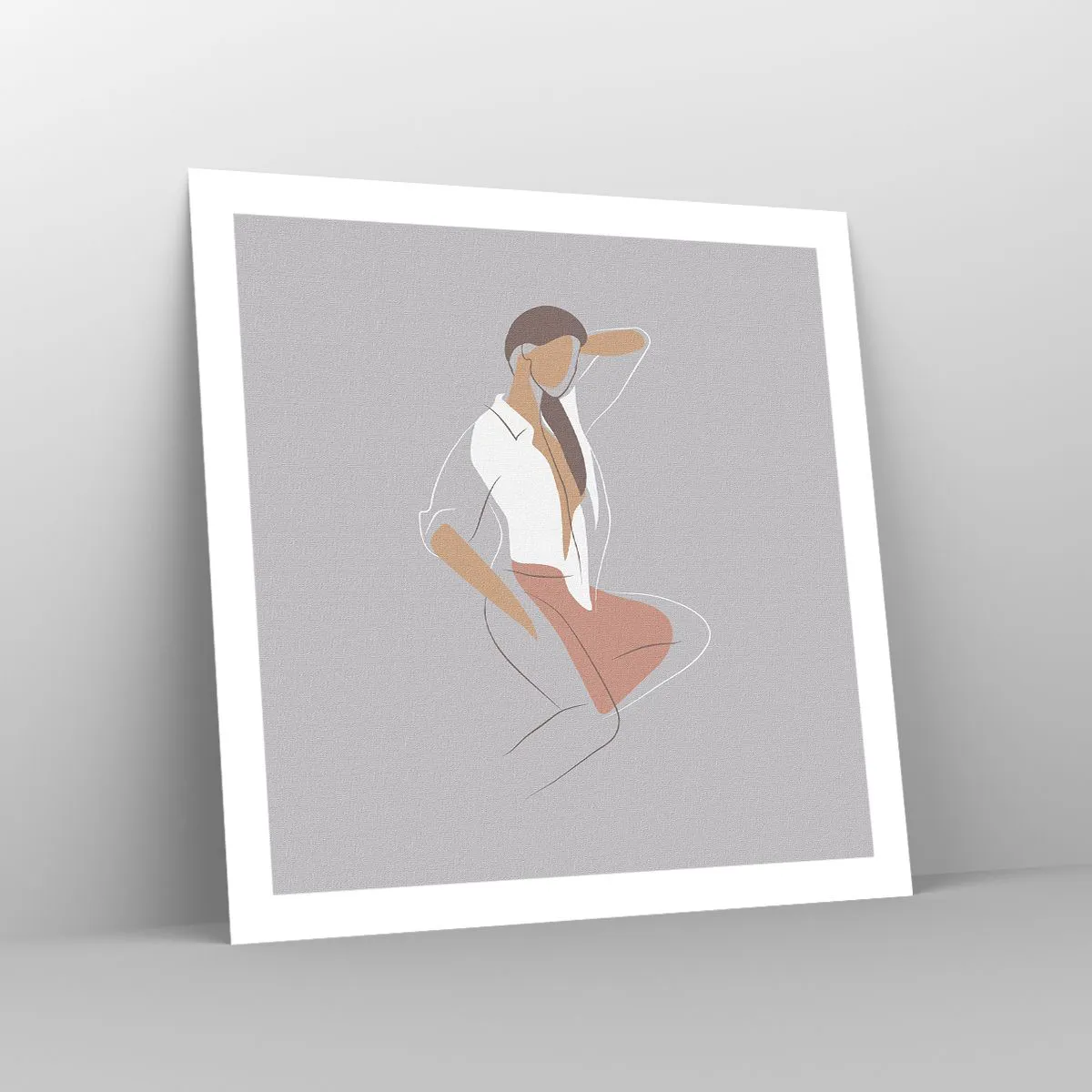 Poster - Outline of Charm - 60x60 cm