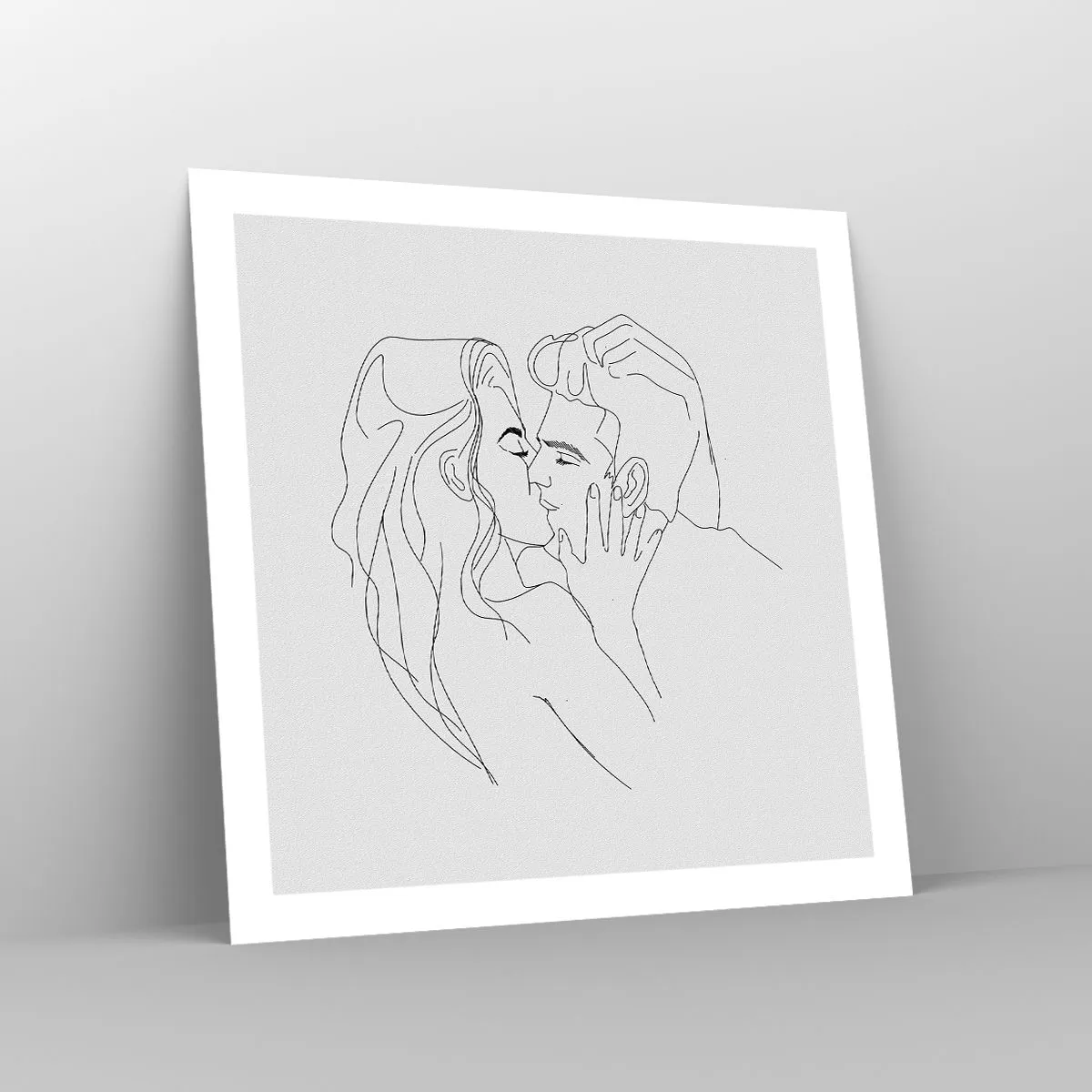 Affiche - Poster - La même ligne - 60x60 cm