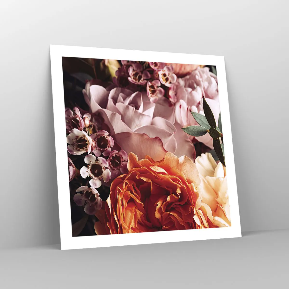 Plakat - Indhyllet i skønhed - 60x60 cm