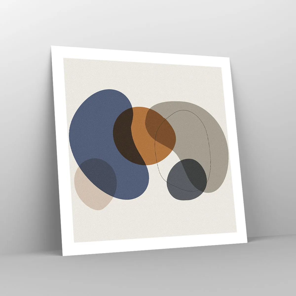 Plakát - Kapky barev - 60x60 cm