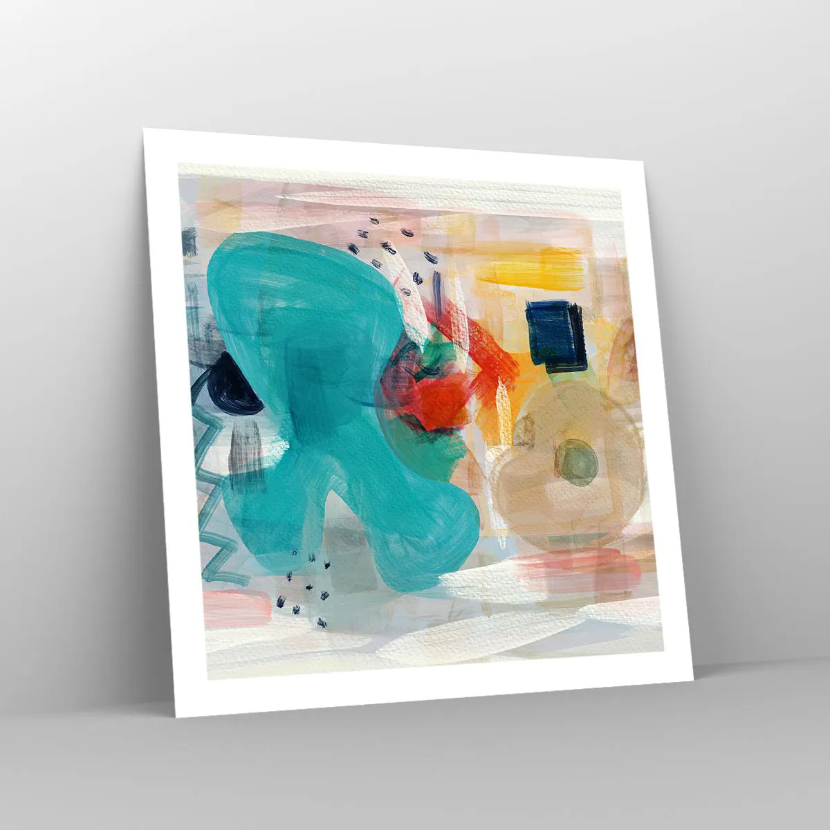 Poszter - Színes játék - 60x60 cm