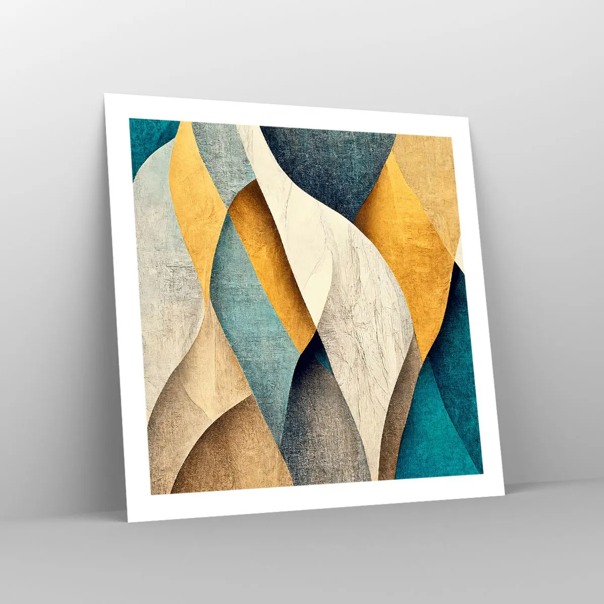 Poster - Rhythm and Undulation - 60x60 cm