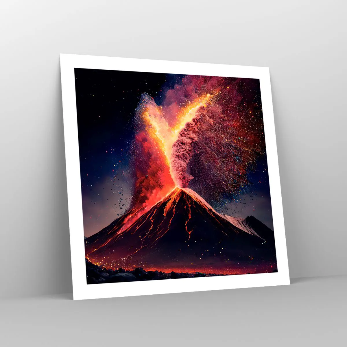 Plagát - Krása a hrôza - 60x60 cm