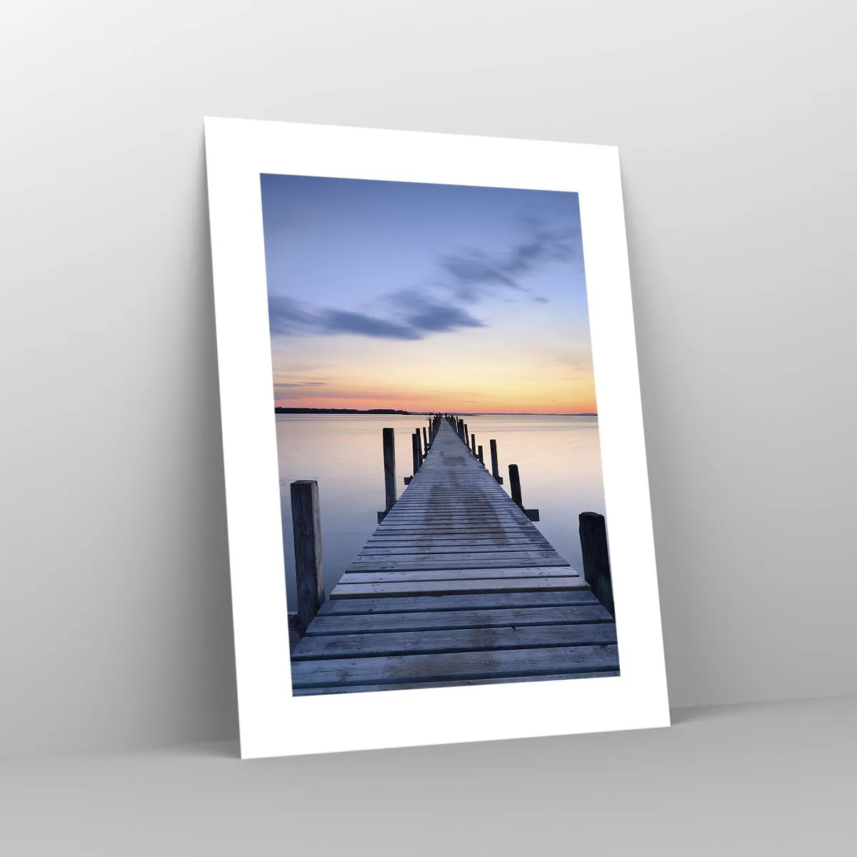 Póster - La calma de un crepúsculo sereno - 30x40 cm