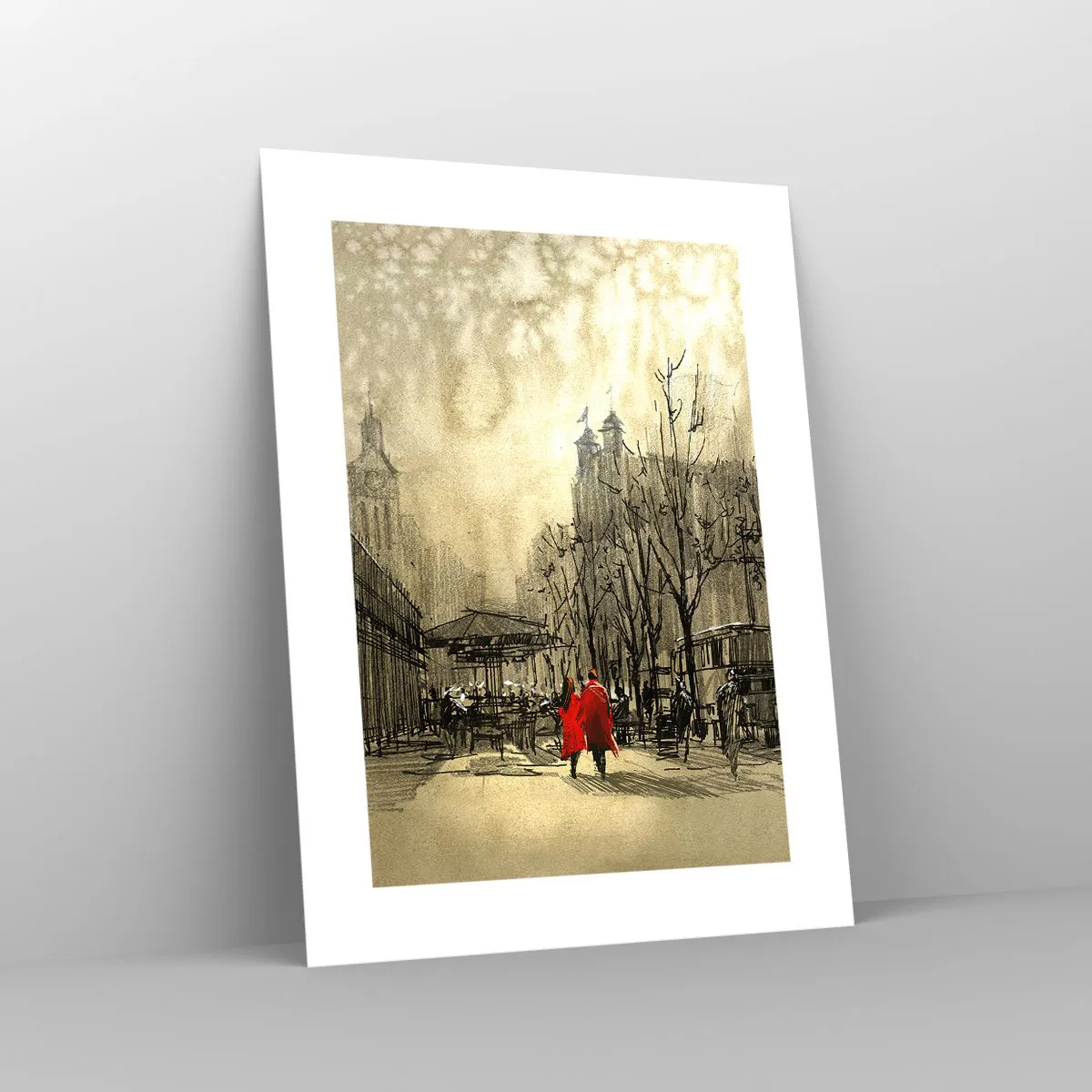 Poszter - Egy randevú a londoni ködben  - 30x40 cm