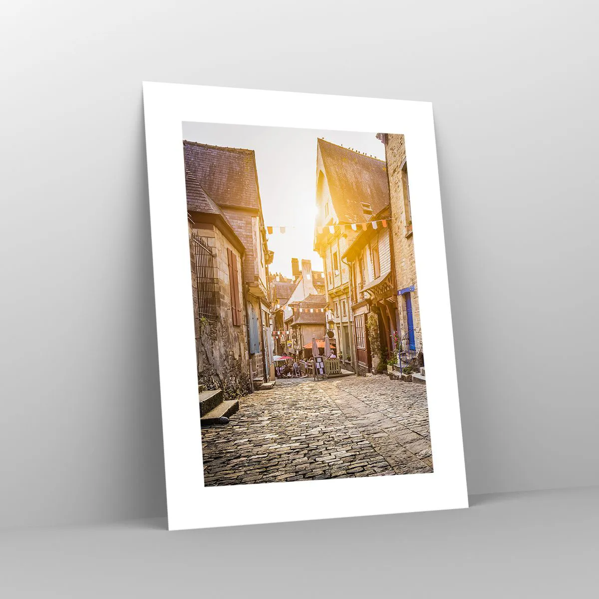 Poster - Der weiße Geist der Stadt - 30x40 cm