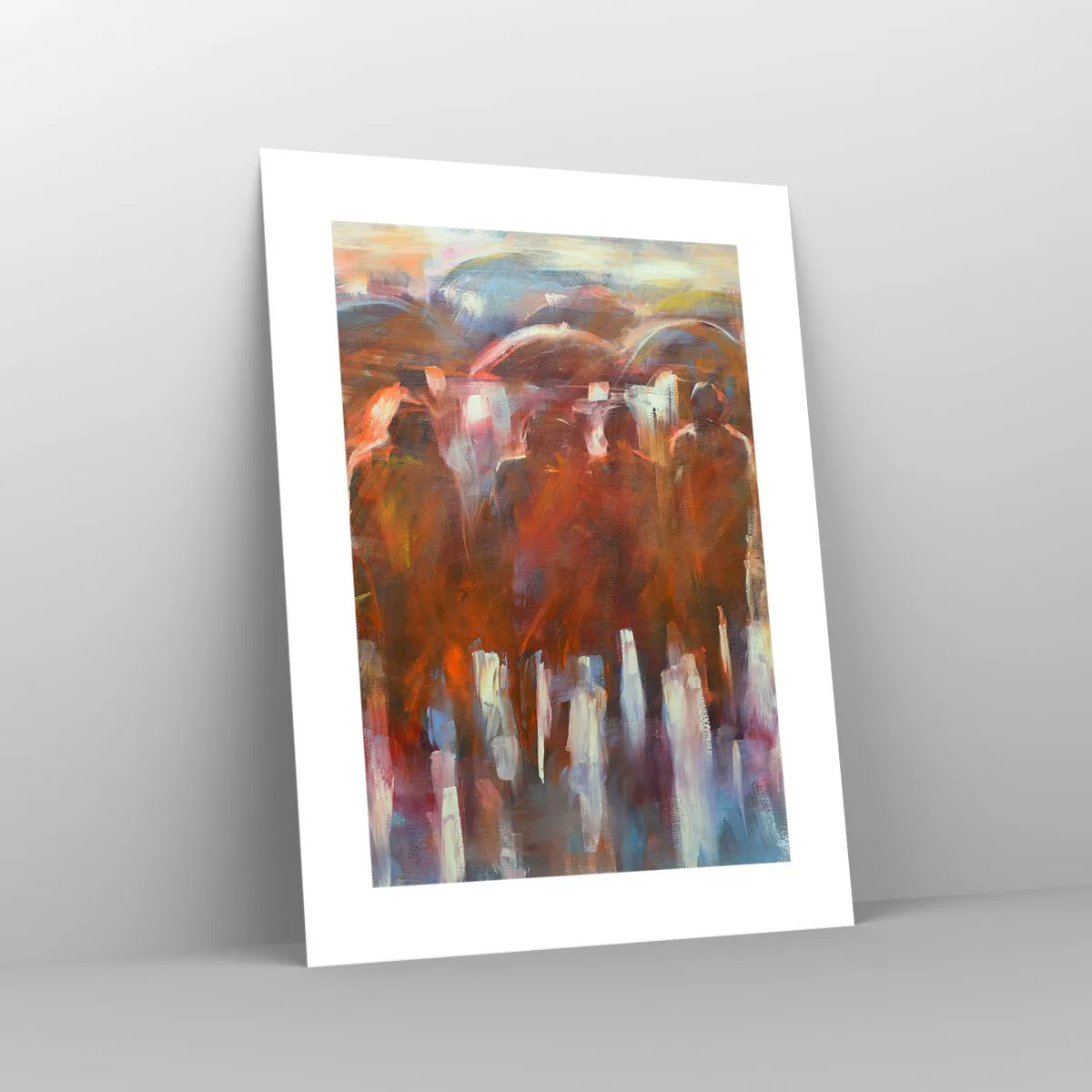 Plakat - Równi w deszczu i mgle - 30x40 cm