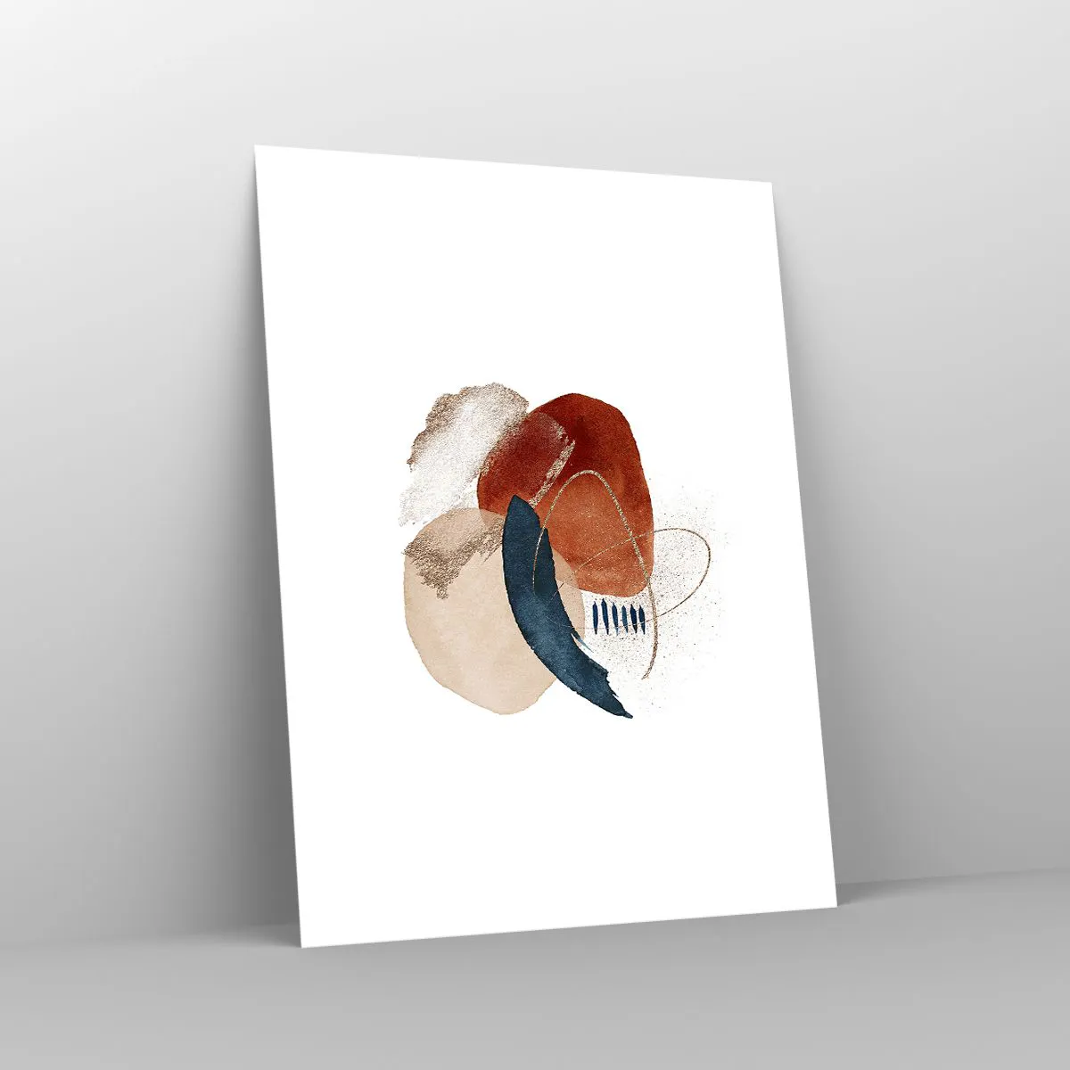 Poster - Ovale Komposition - 30x40 cm